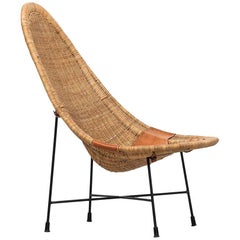 Kerstin Hörlin-Holmquist Stora Kraal Easy Chair by Nordiska Kompaniet in Sweden