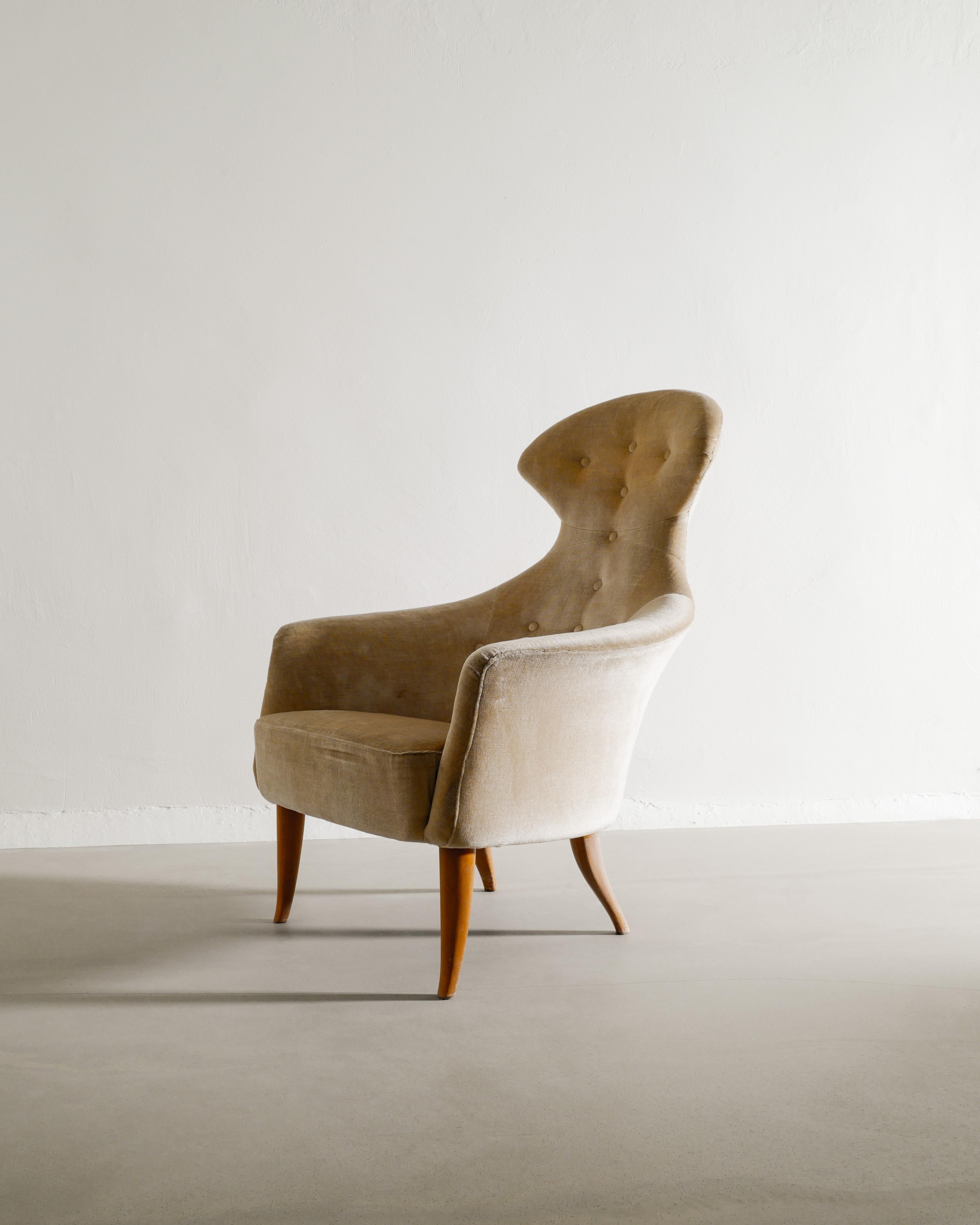 Very rare Swedish mid century armchair model 