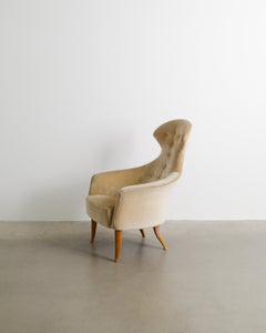 Kerstin Hörlin-Holmqvist "Stora Eva" Armchair by Nordiska Kompaniet Sweden 1950s