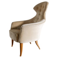 Kerstin Hörlin-Holmqvist "Stora Eva" Armchair by Nordiska Kompaniet Sweden 1950s