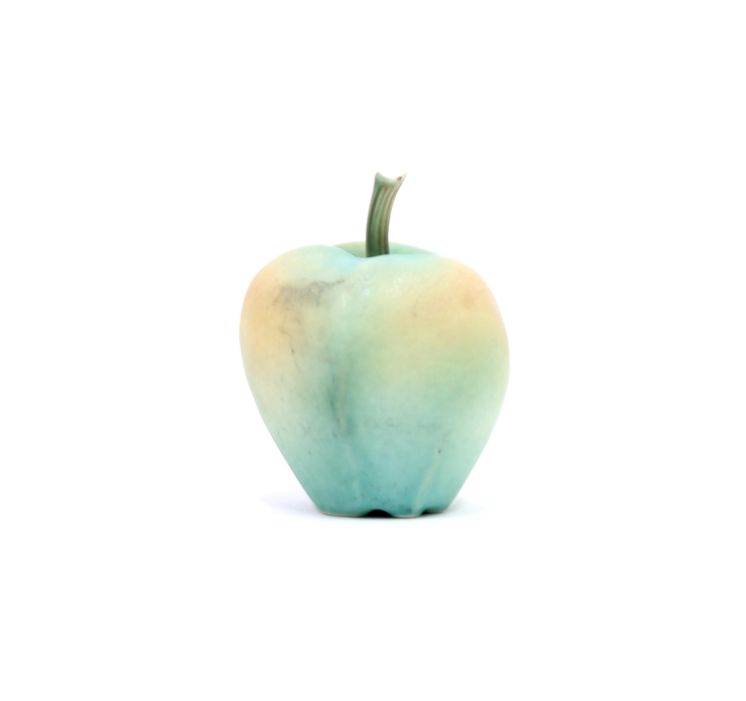 Scandinavian Modern Kerstin Hörnlund, Ceramic Apple for Rörstrand, 1960s
