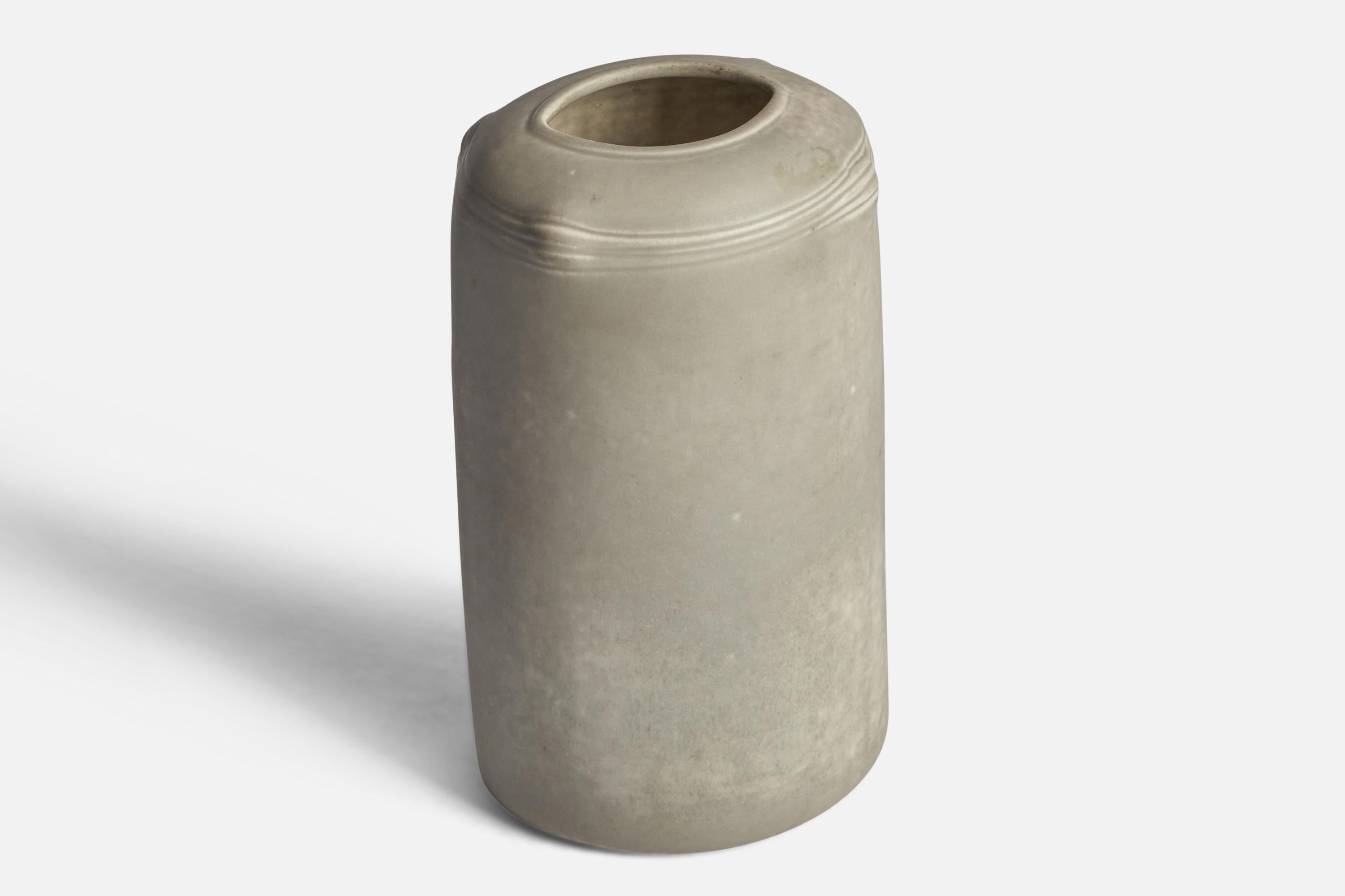 Mid-Century Modern Kerstin Hörnlund, Vase, Stoneware, Sweden, 1960s For Sale