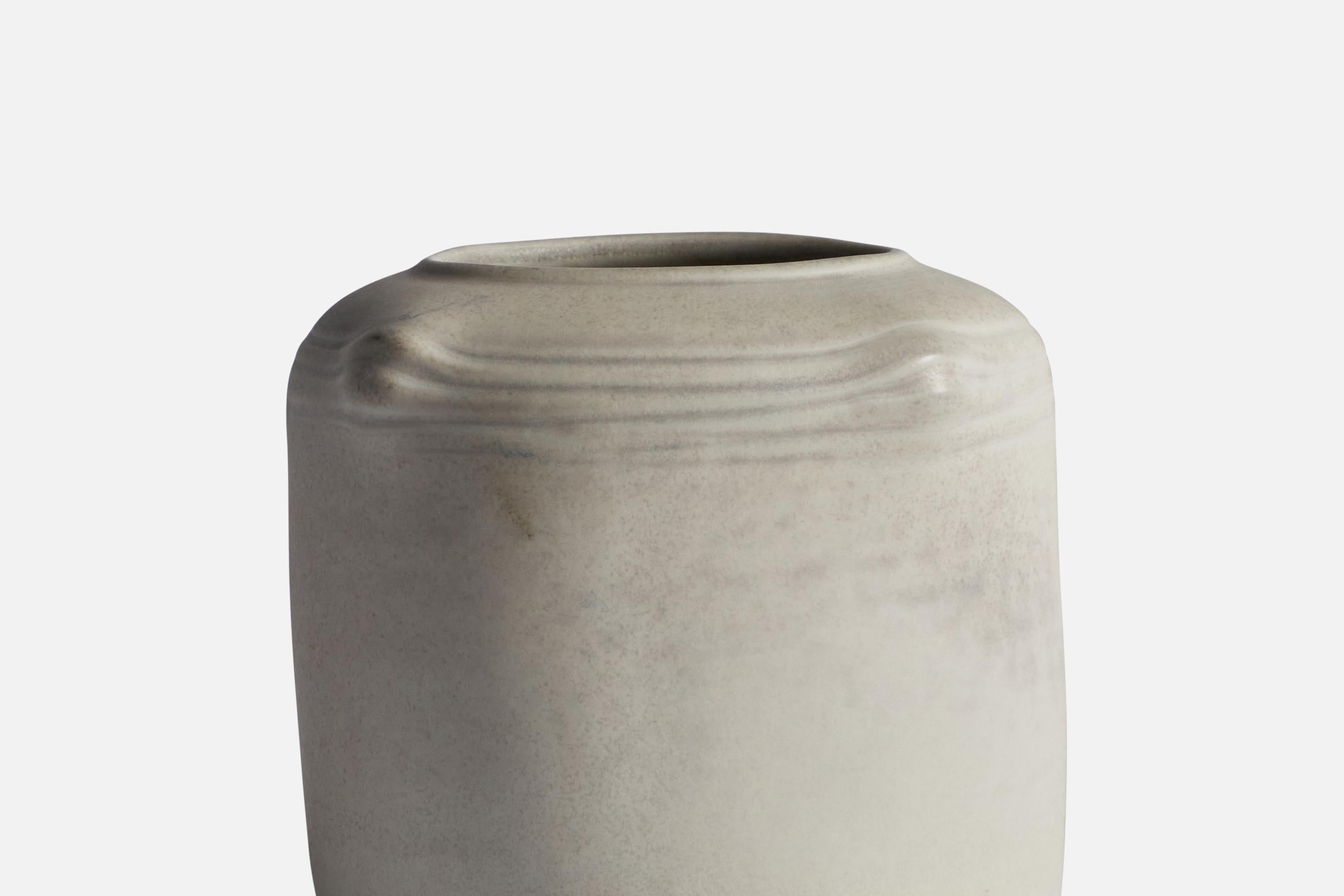 Swedish Kerstin Hörnlund, Vase, Stoneware, Sweden, 1960s For Sale
