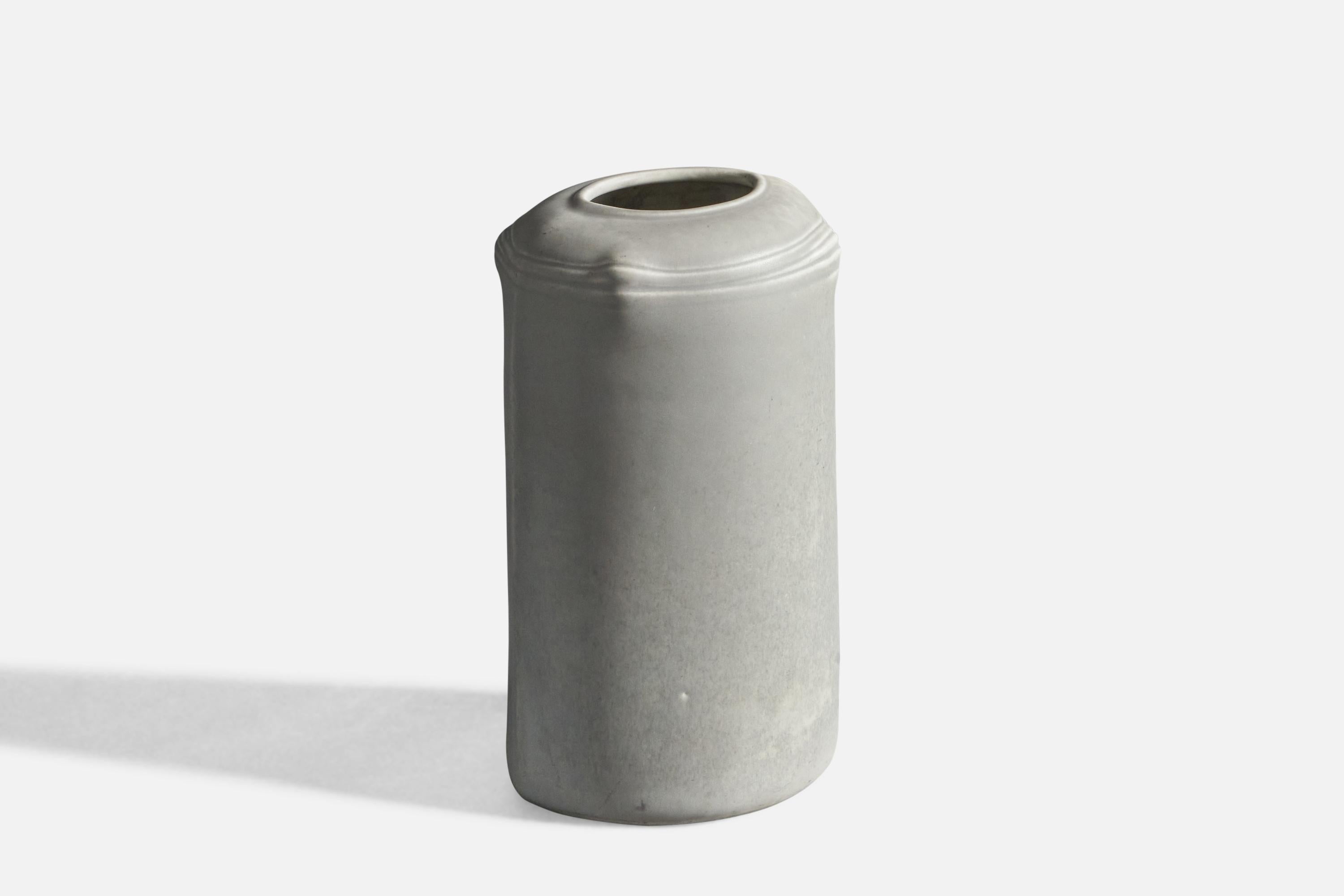 Modern Kerstin Hörnlund, Vase, Stoneware, Sweden, 1970s For Sale