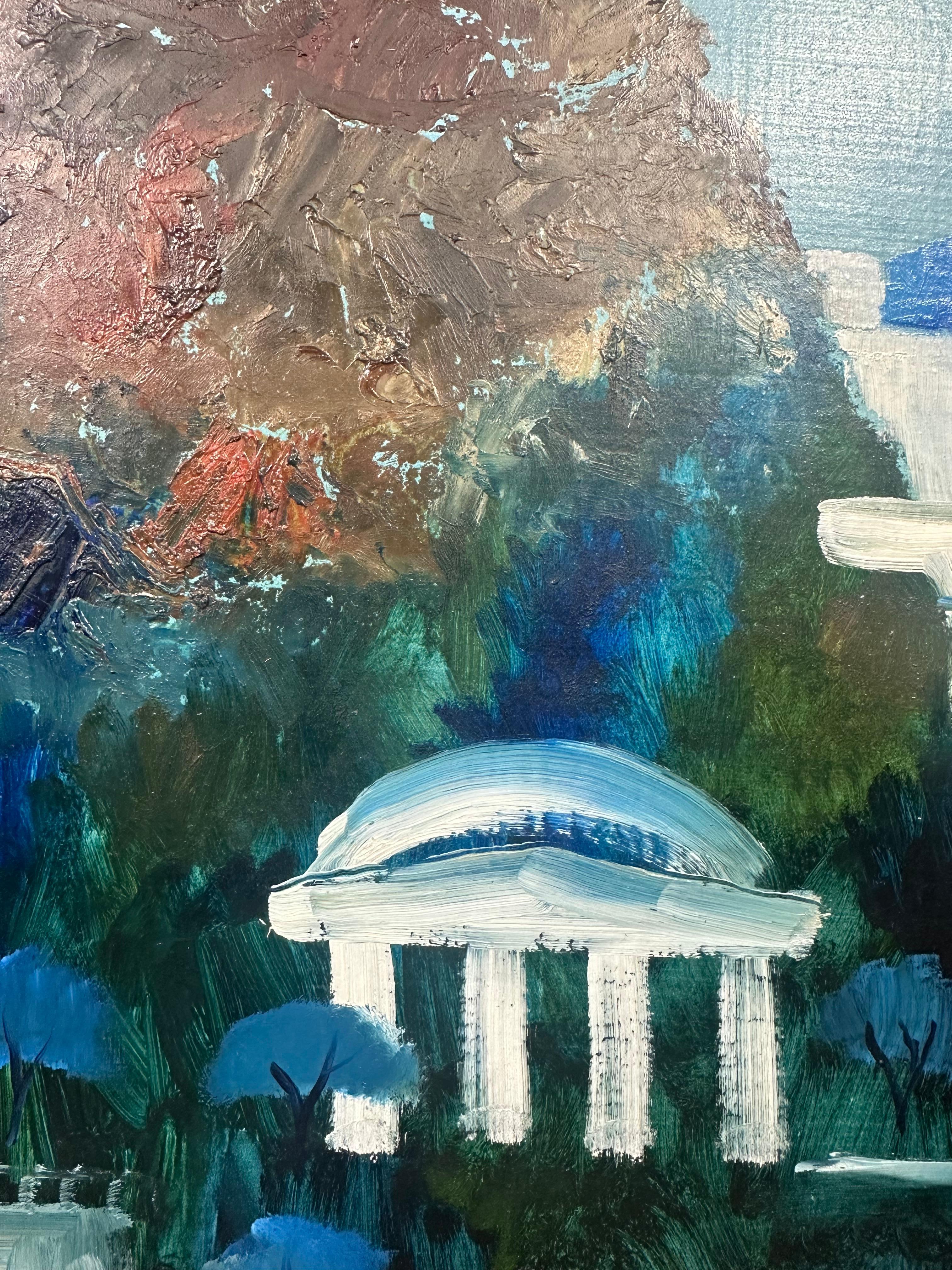 Kerstin Lundberg-Stenman, Ölgemälde Noahs Arc, signiert und datiert 1971 im Angebot 5