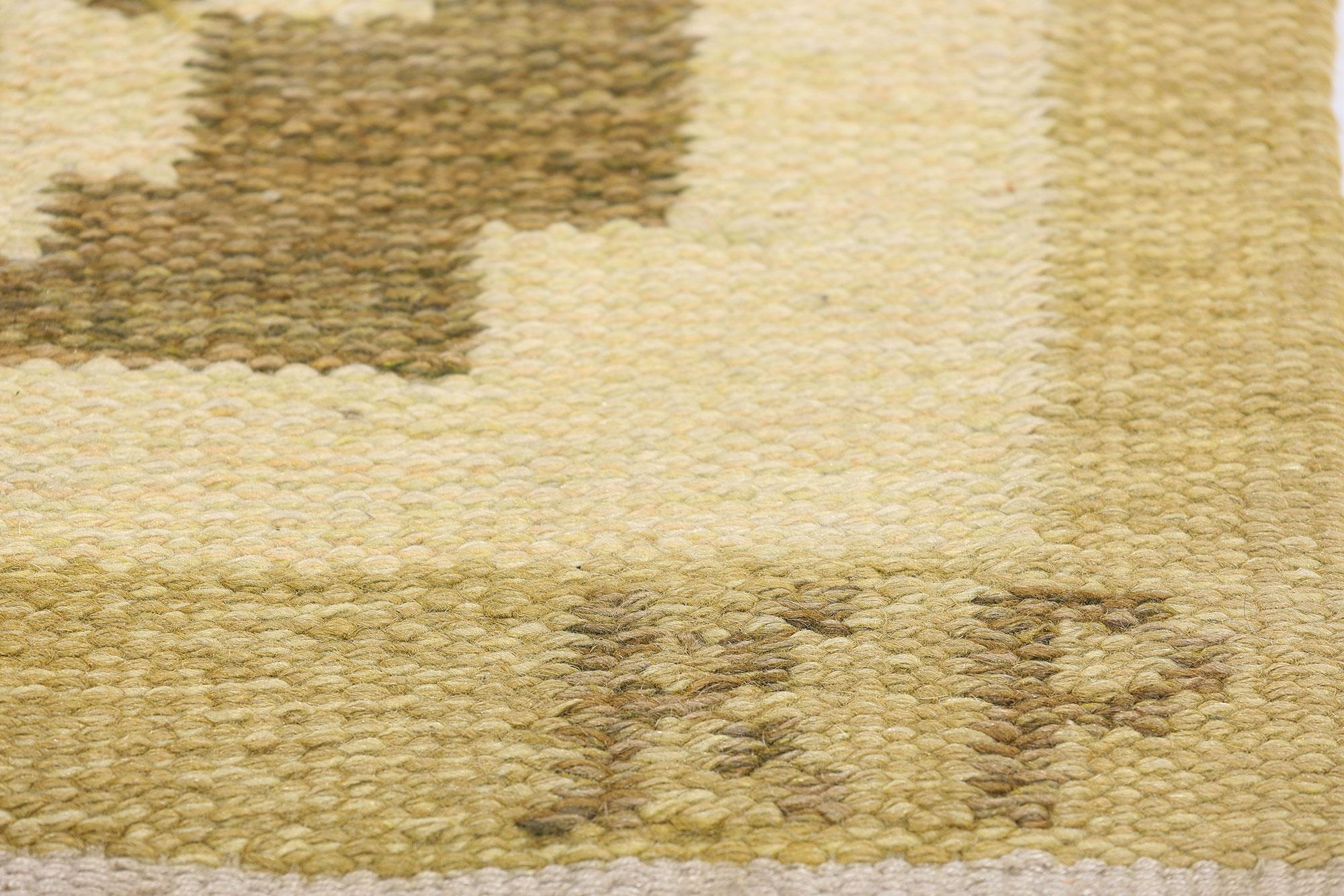 XX secolo Tappeto Kerstin Persson Vintage Scandinavo Svedese Röllakan, 04'05 x 06'09 in vendita