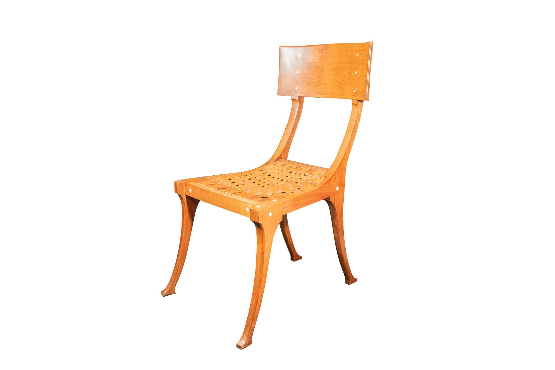Mid-Century Modern Six chaises «erylos », dans le style d'Emmanuel Pontremoli, France, vers 1970 en vente