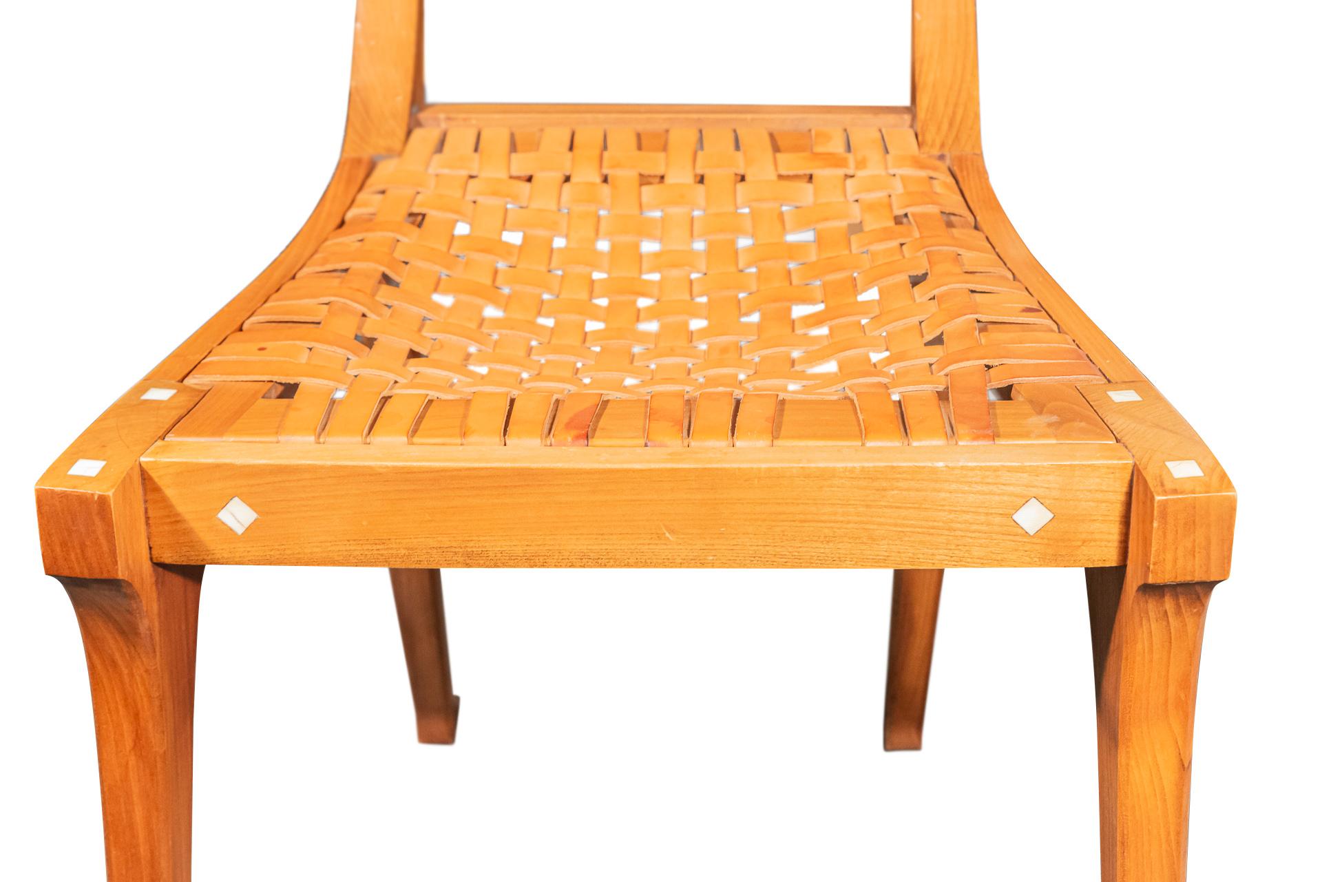 Fin du 20e siècle Six chaises «erylos », dans le style d'Emmanuel Pontremoli, France, vers 1970 en vente