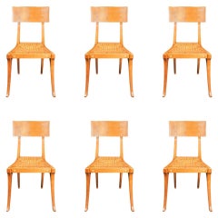 "Kerylos", in the Style of Emmanuel Pontremoli, Six Chairs, France, circa 1970