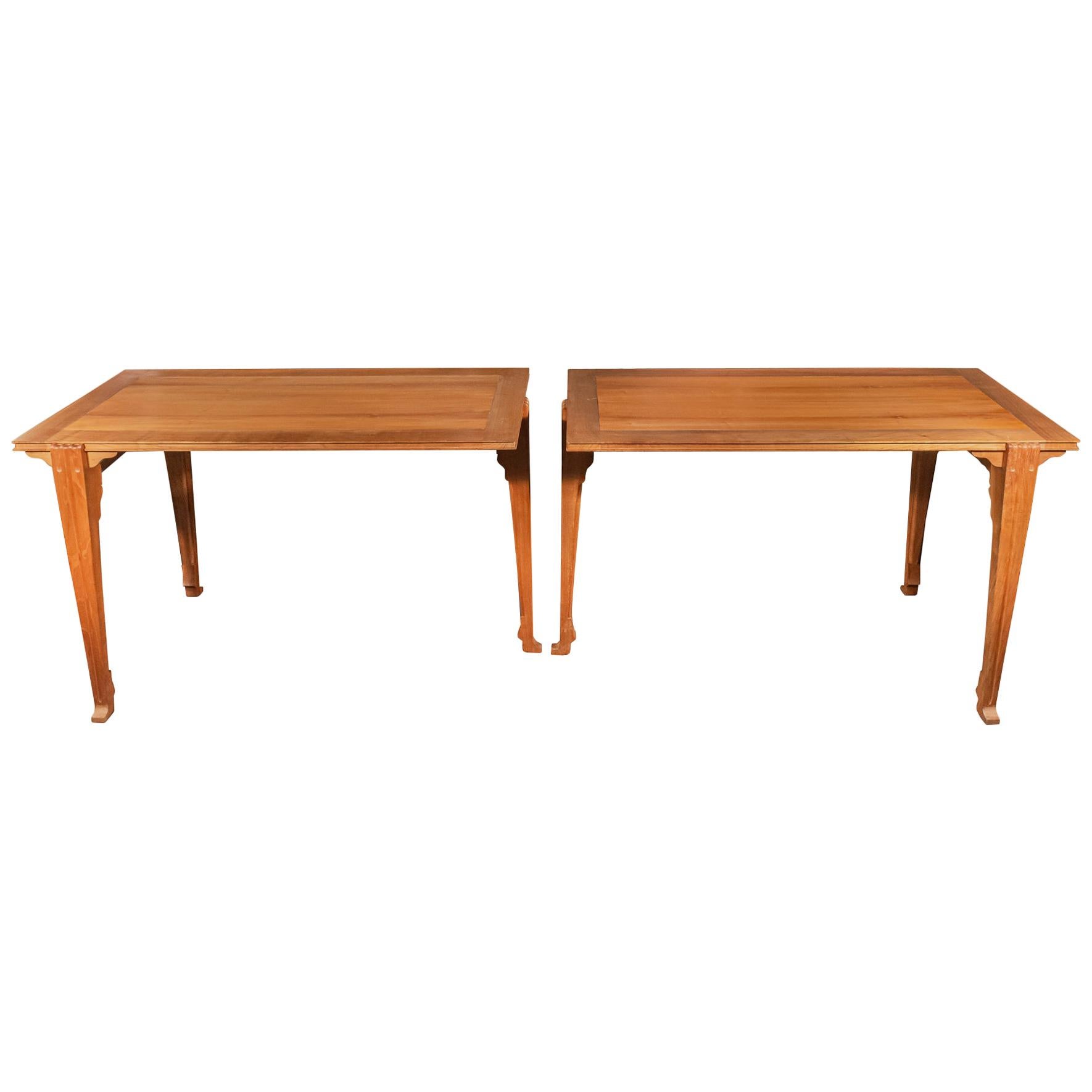 "Kerylos", Pair of Tables, in the Style of Emmanuel Pontremoli, circa 1970