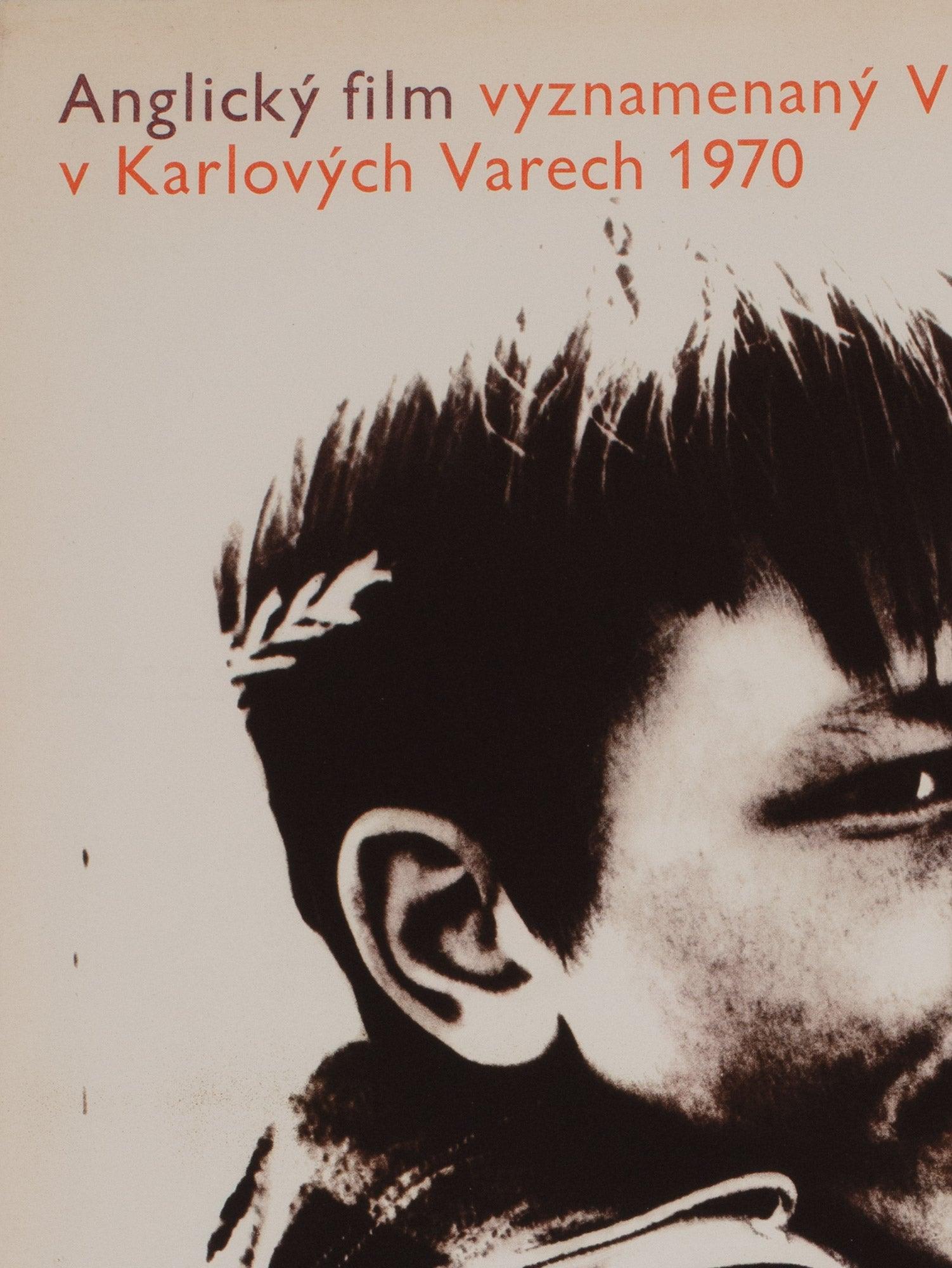 Kes 1971 Tschechisches A3 Filmplakat, Ocenasek im Zustand „Hervorragend“ im Angebot in Bath, Somerset