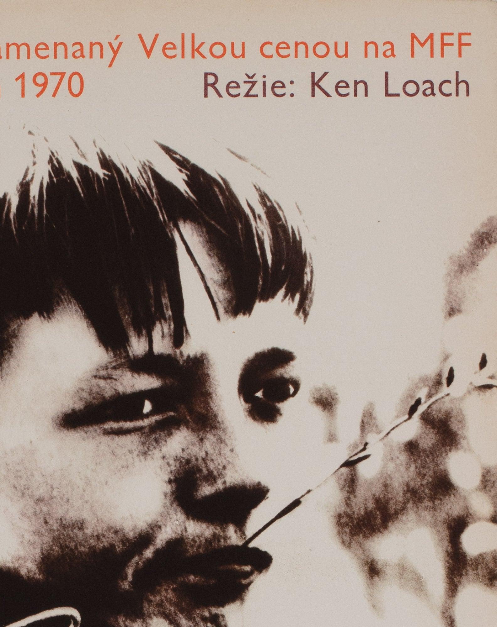 Kes 1971 Tschechisches A3 Filmplakat, Ocenasek (20. Jahrhundert) im Angebot