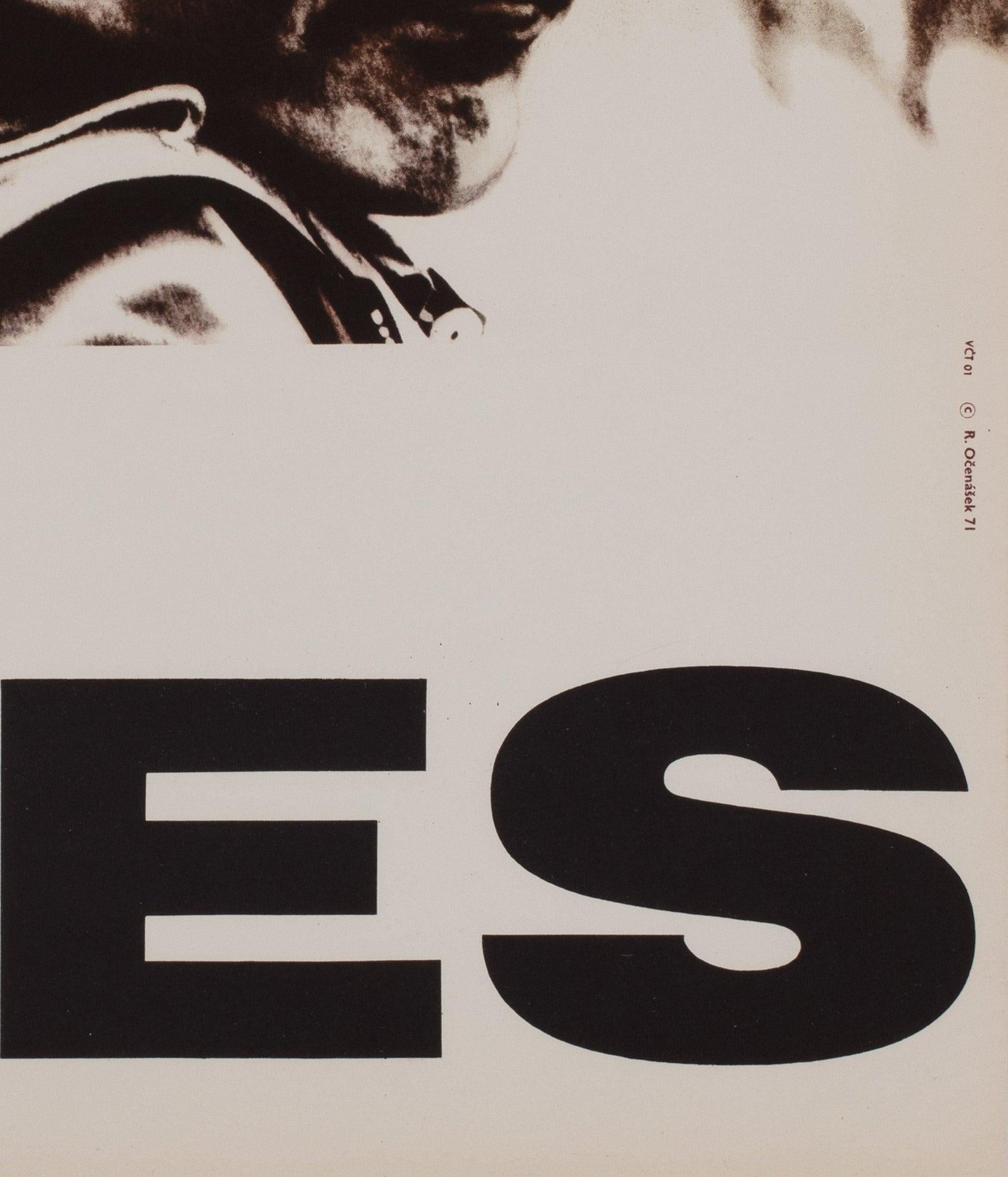 Kes 1971 Tschechisches A3 Filmplakat, Ocenasek im Angebot 1