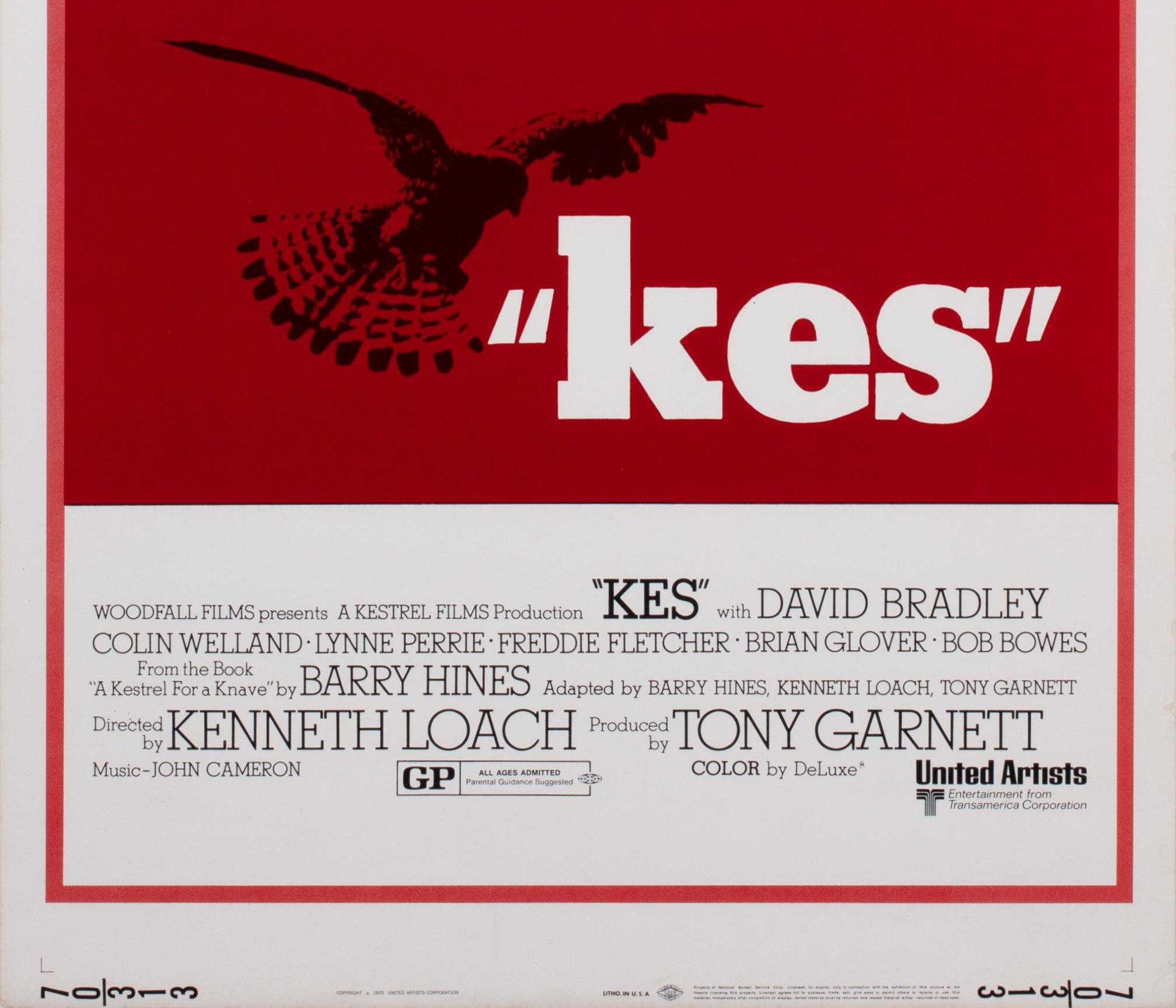 20ième siècle Affiche américaine du film Kes 1971 en vente