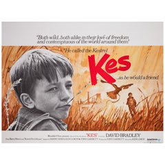 Kes Original 1969 UK Quad Film Movie Poster