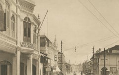 Kesawan Street, Medan – Rare c.1910 Photograph by C.J. Kleingrothe, Indonesia
