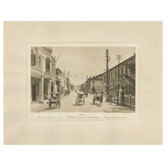 Kesawan Street, Medan – Rare c.1910 Photograph by C.J. Kleingrothe, Indonesia