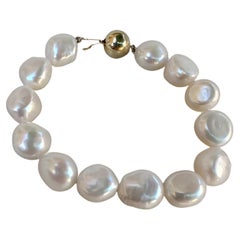 Keshi pearl bracelet 