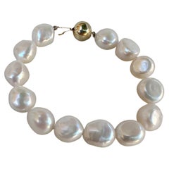 Bracciale di perle Keshi