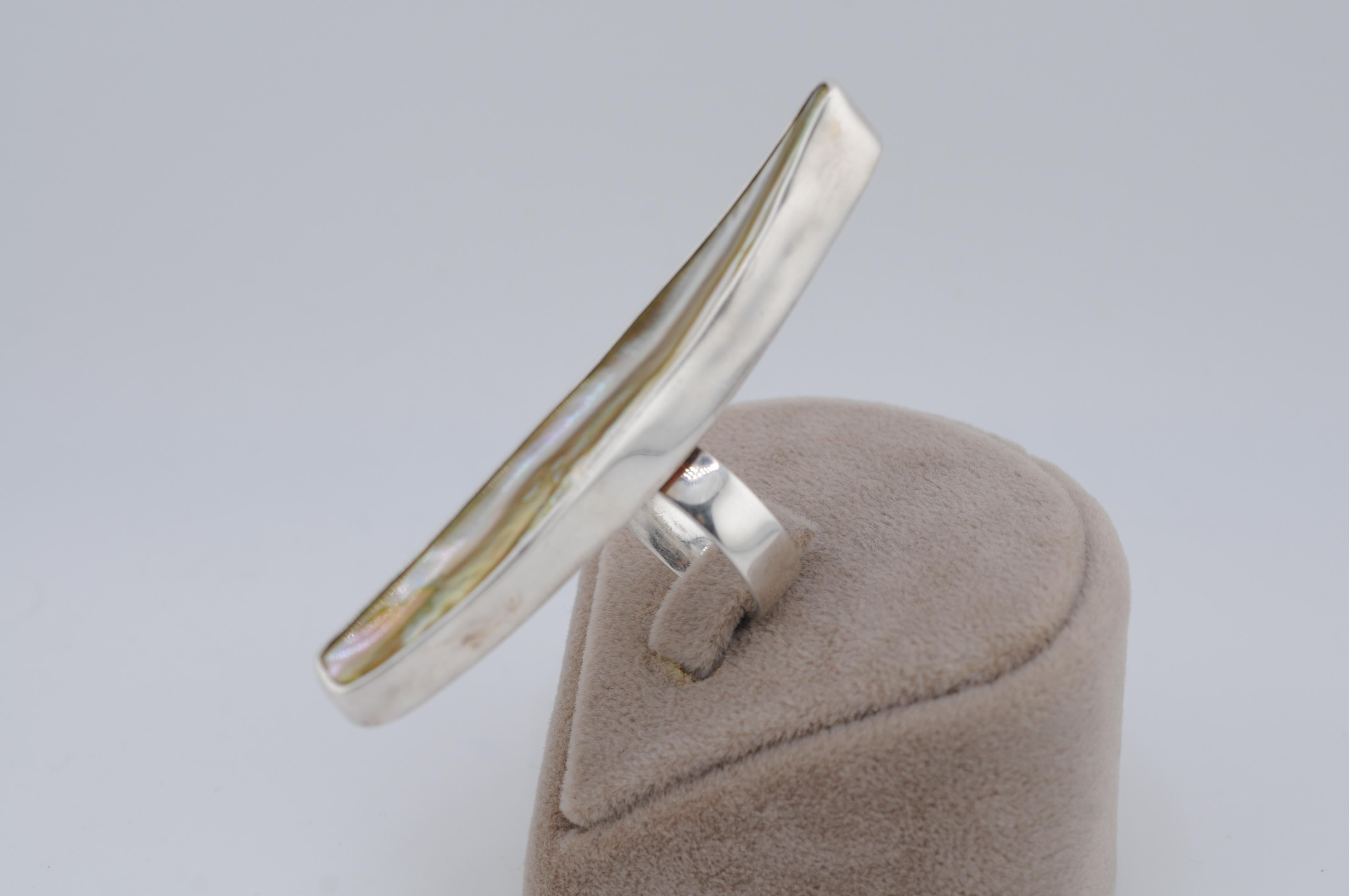 anillo de plata con perlas keshi en venta 5