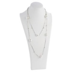 Keshi South Sea Pearl Diamond Necklace