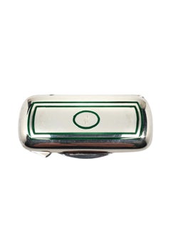 Kessaris Sterling Silver Enamel Pill / Snuff Box # 19626