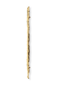 Poignée de porte Kesya - Fabrication artisanale en laiton poli - Pullcast