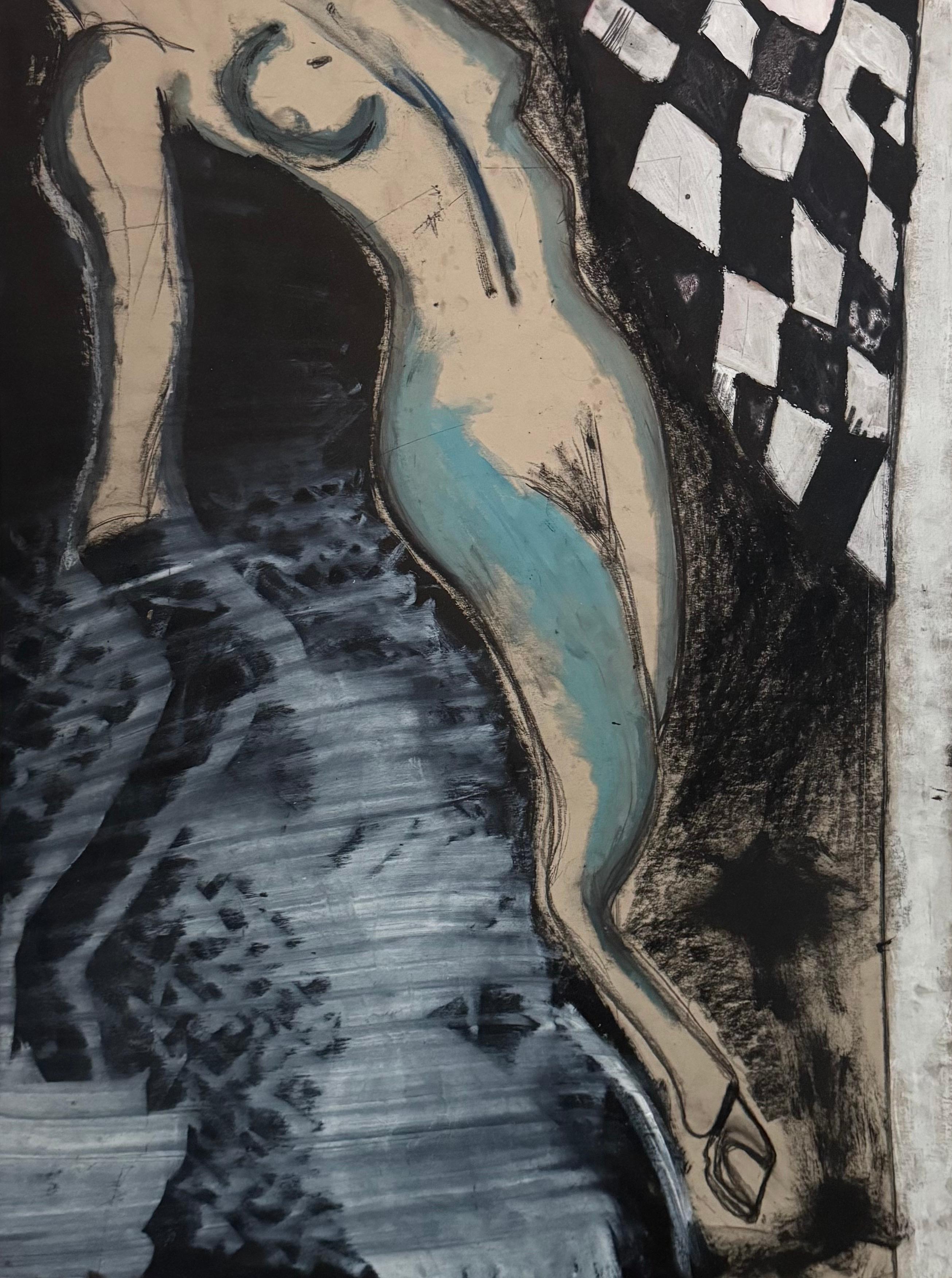 Öl, Kohle 
Tinte auf Karton

Keta Jikia ist eine 2002 geborene georgische Künstlerin, die in Tiflis, Georgien, lebt und arbeitet. Sie erwarb 2025 einen Abschluss in Internationalen Beziehungen an der Kaukasus-Universität. Im Jahr 2020. In ihrem