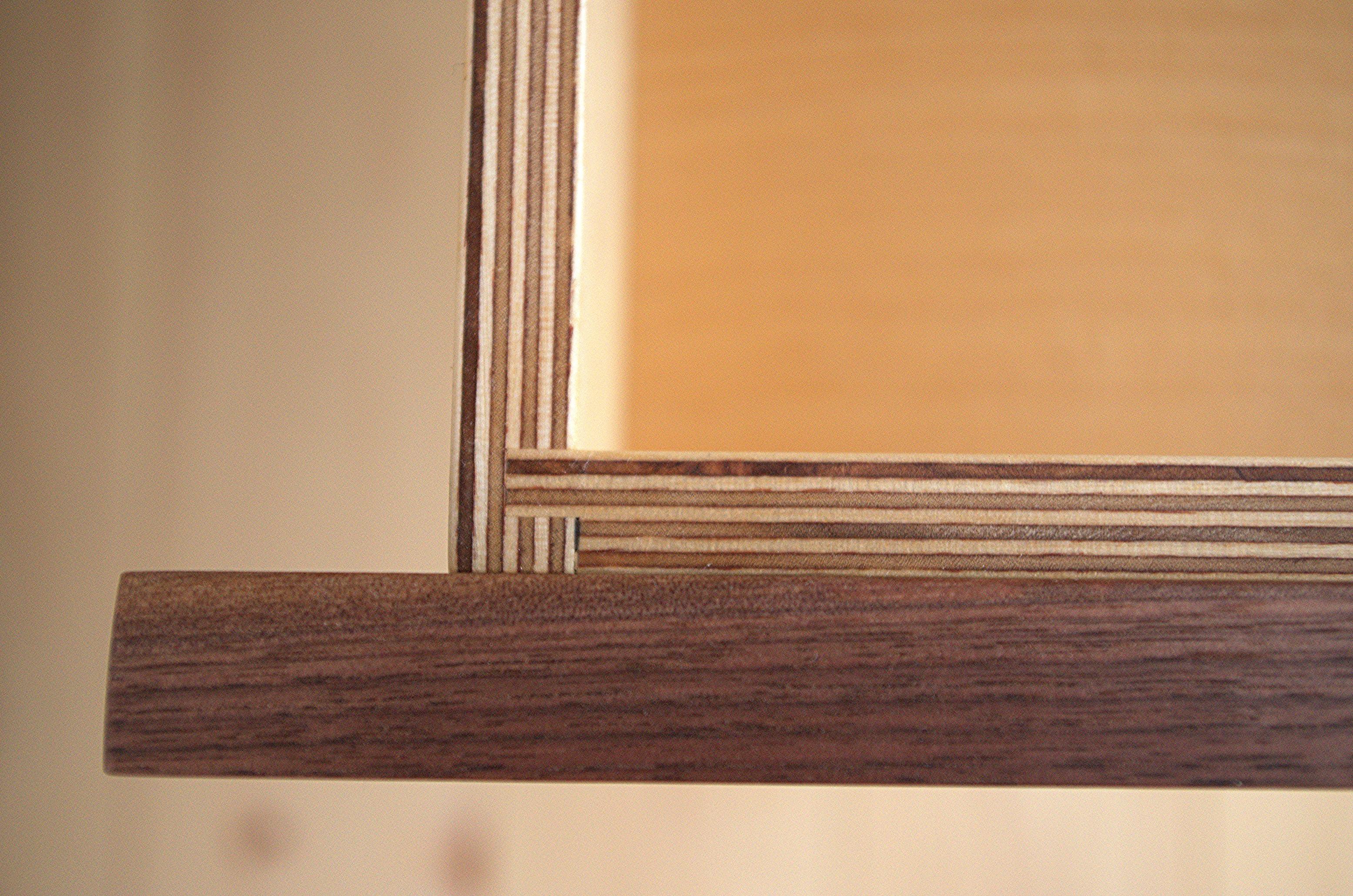 Hand-Crafted KETCH Floating desk - Handcrafted by Le Tenon & la Mortaise For Sale