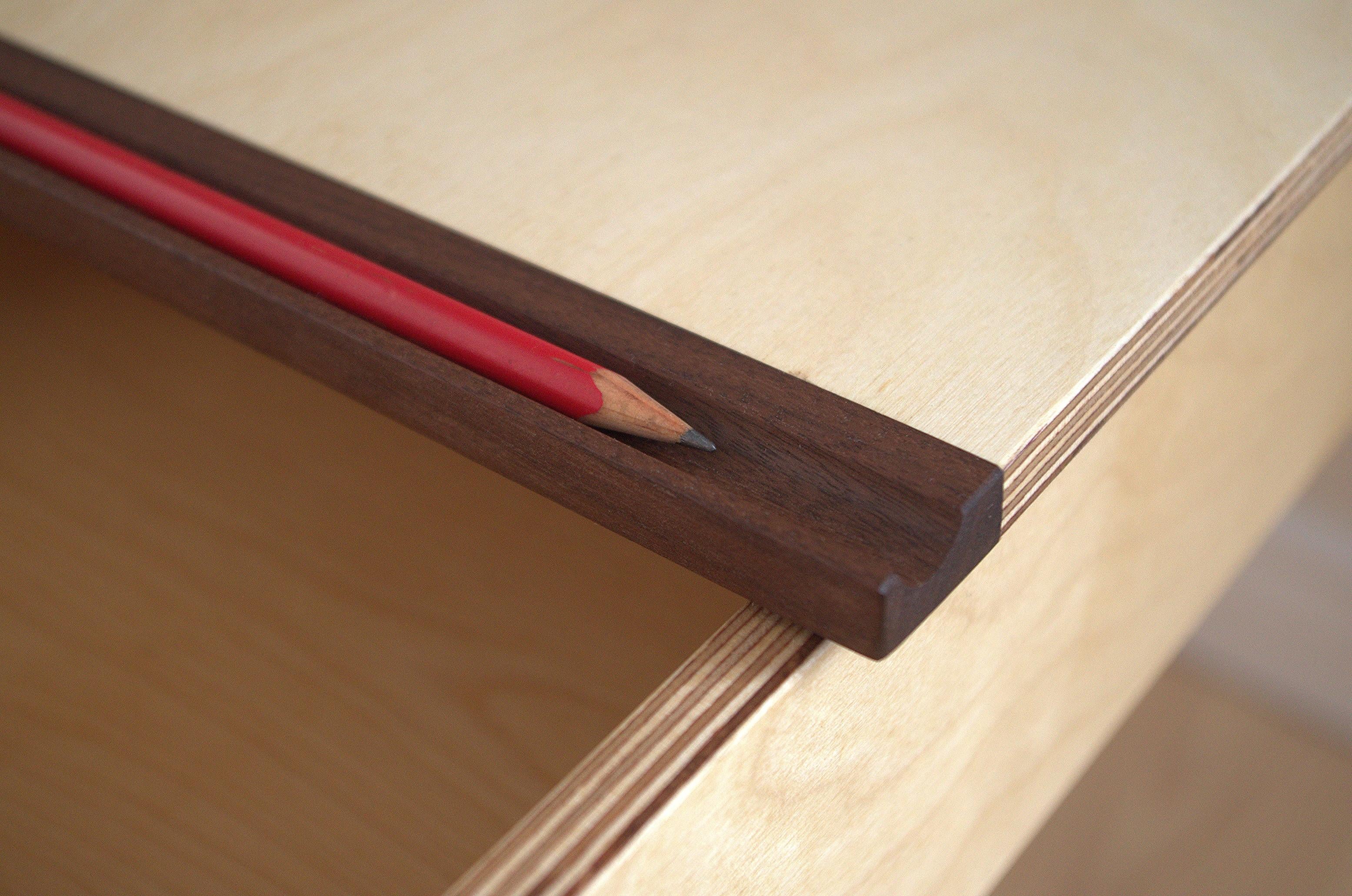 KETCH Floating desk - Handcrafted by Le Tenon & la Mortaise In New Condition For Sale In Saint-André-de-Kamouraska, CA