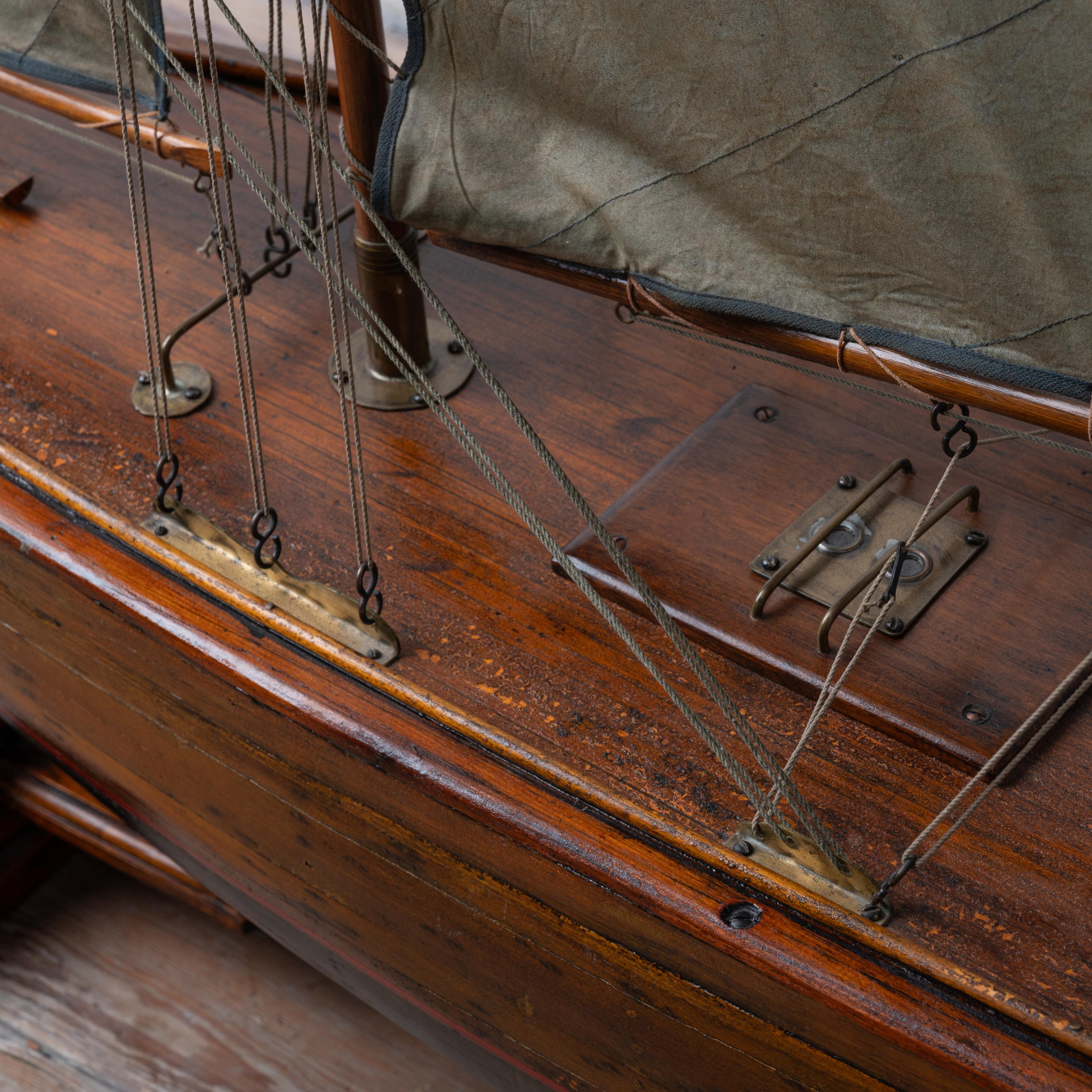 Early 20th Century Ketch Pond Yacht, c.1900 For Sale