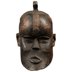 Kete Tribal Helmet Mask, Congo, Africa