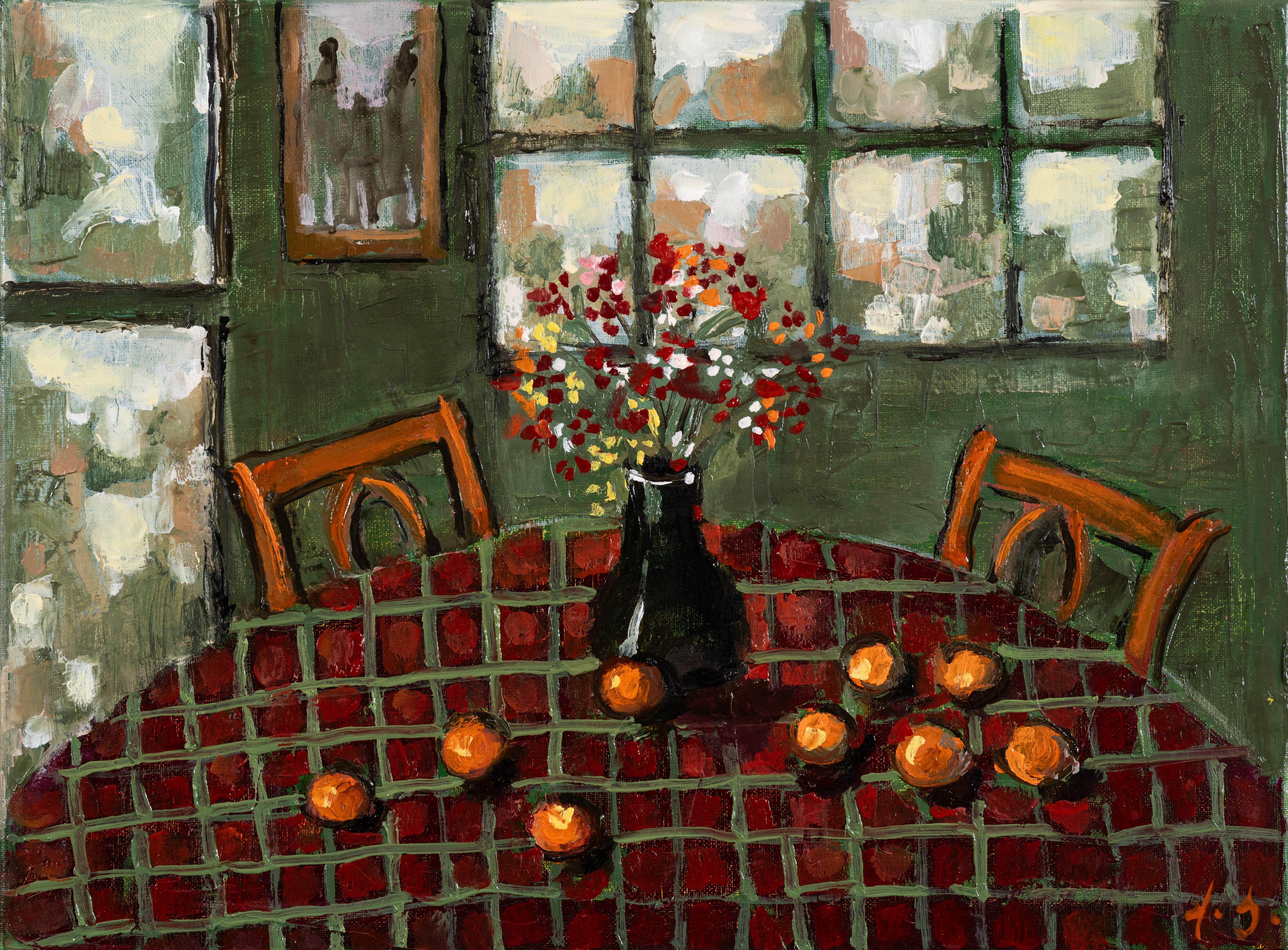 Oil on canvas

Nino Tolomashvili is a Georgian painter born in 2003 who lives and works in Tbilisi, Georgia. After completing her schooling, she pursued her studies at the Tbilisi State Academy of Arts. While focusing on painting, she developed a
