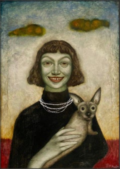 Georgian Contemporary Art by Keti Bubunauri - Portrait of a Girl