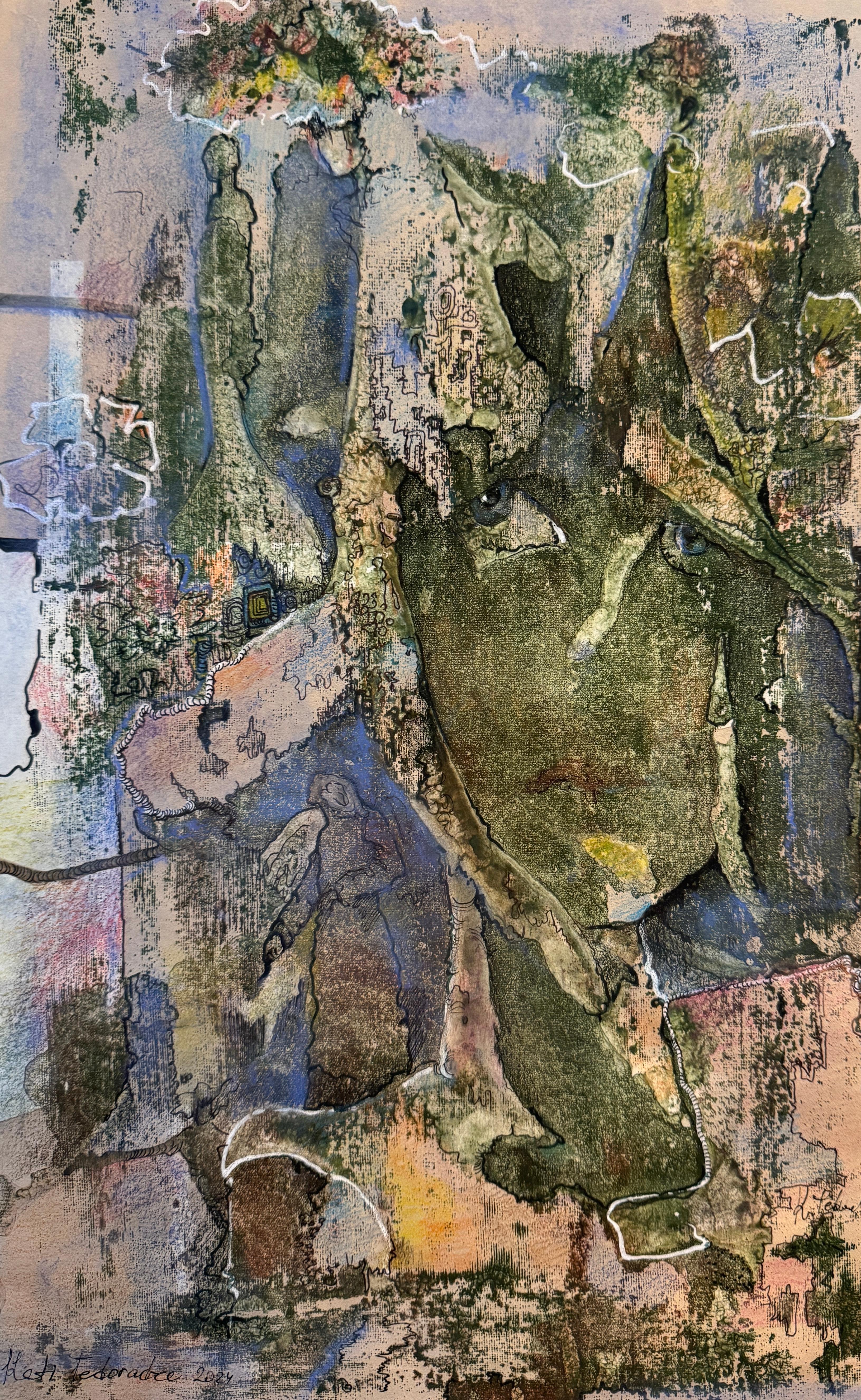 Zeitgenössische georgische Kunst von Keti Tedoradze  - Verborgene Blicke