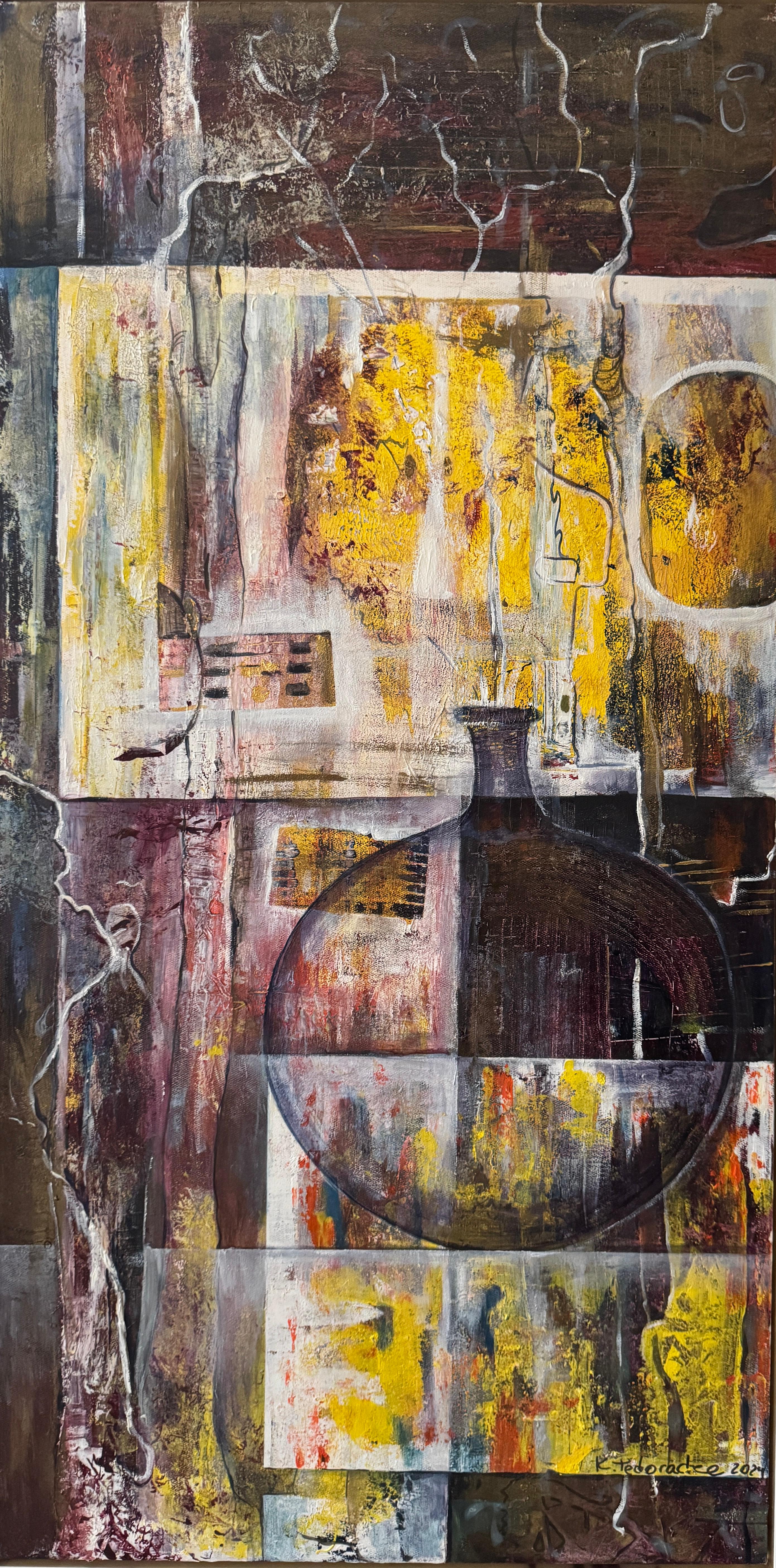 Unframed Dipinti astratti