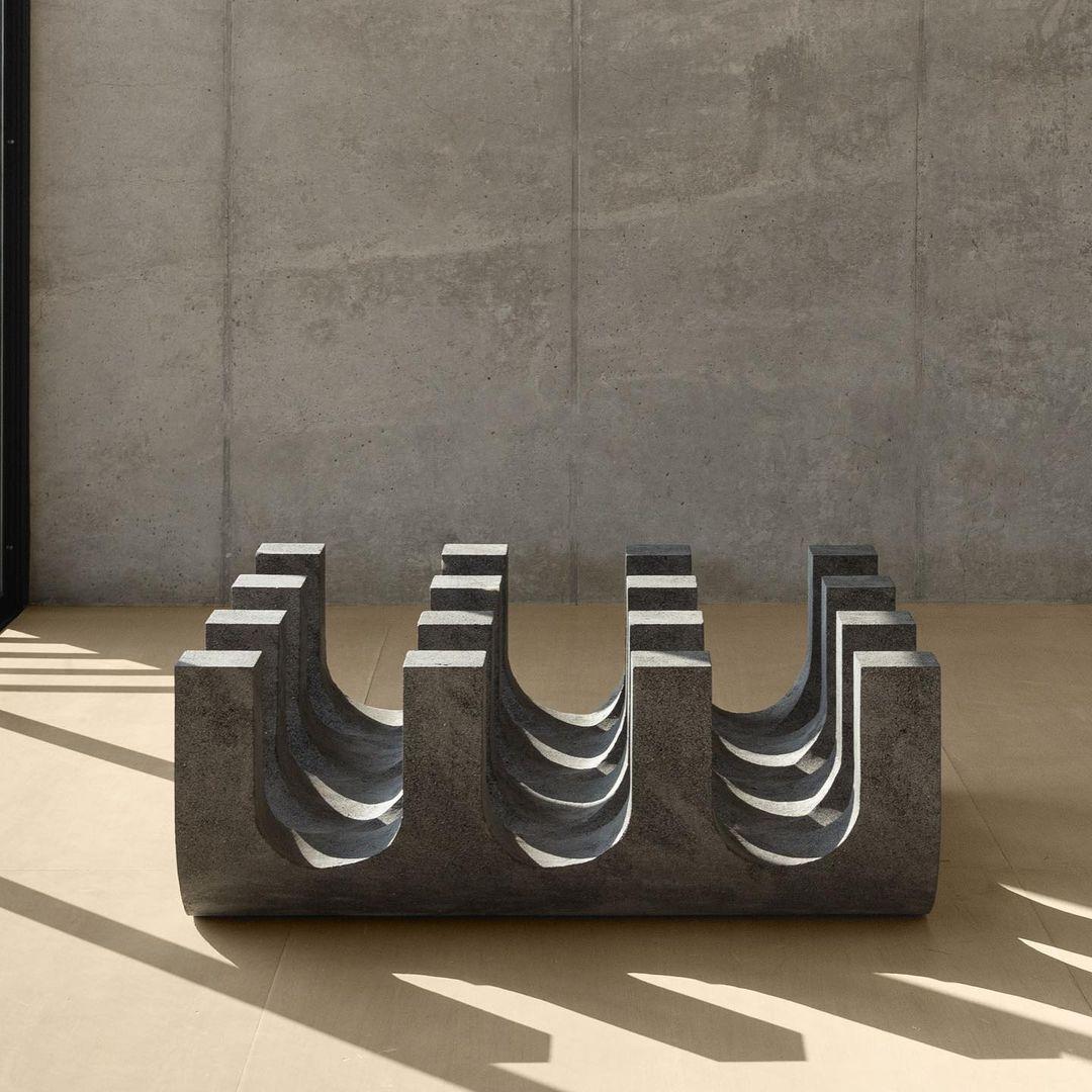KETL XL Coffee Table by Mesawa
Unique piece.
Dimensions: W 120 x D 120 x H 45 cm.
Materials: Volcanic rock.
Weight: 700 kg.

Since each piece is crafted by hand, there may be slight variations in weight and dimensions that make each item