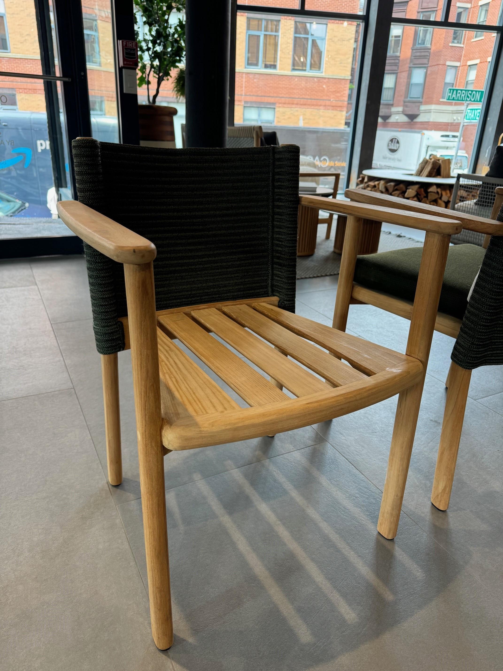 Chaises de salle à manger d'extérieur Giro Kettal - Lot de 2 - Conçu par Vincent Fan Duysen Excellent état - En vente à Boston, MA