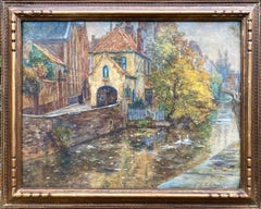 Ketty Gilsoul-Hoppe, Düsseldorf 1868 – 1939 Ixelles, 'A View of Bruges'