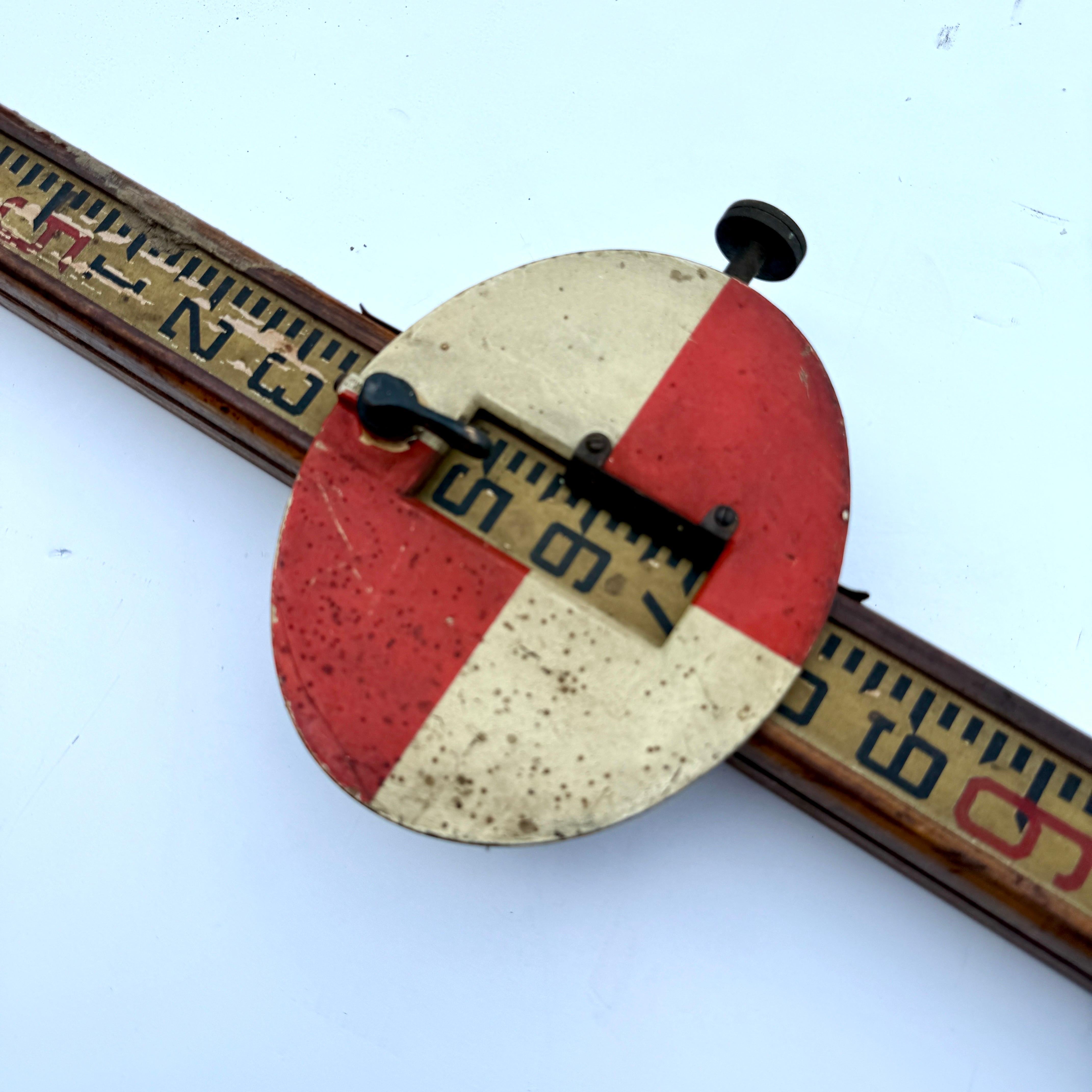 Keuffel and Esser Land Leveling Surveyor's Surveying Rod For Sale 4