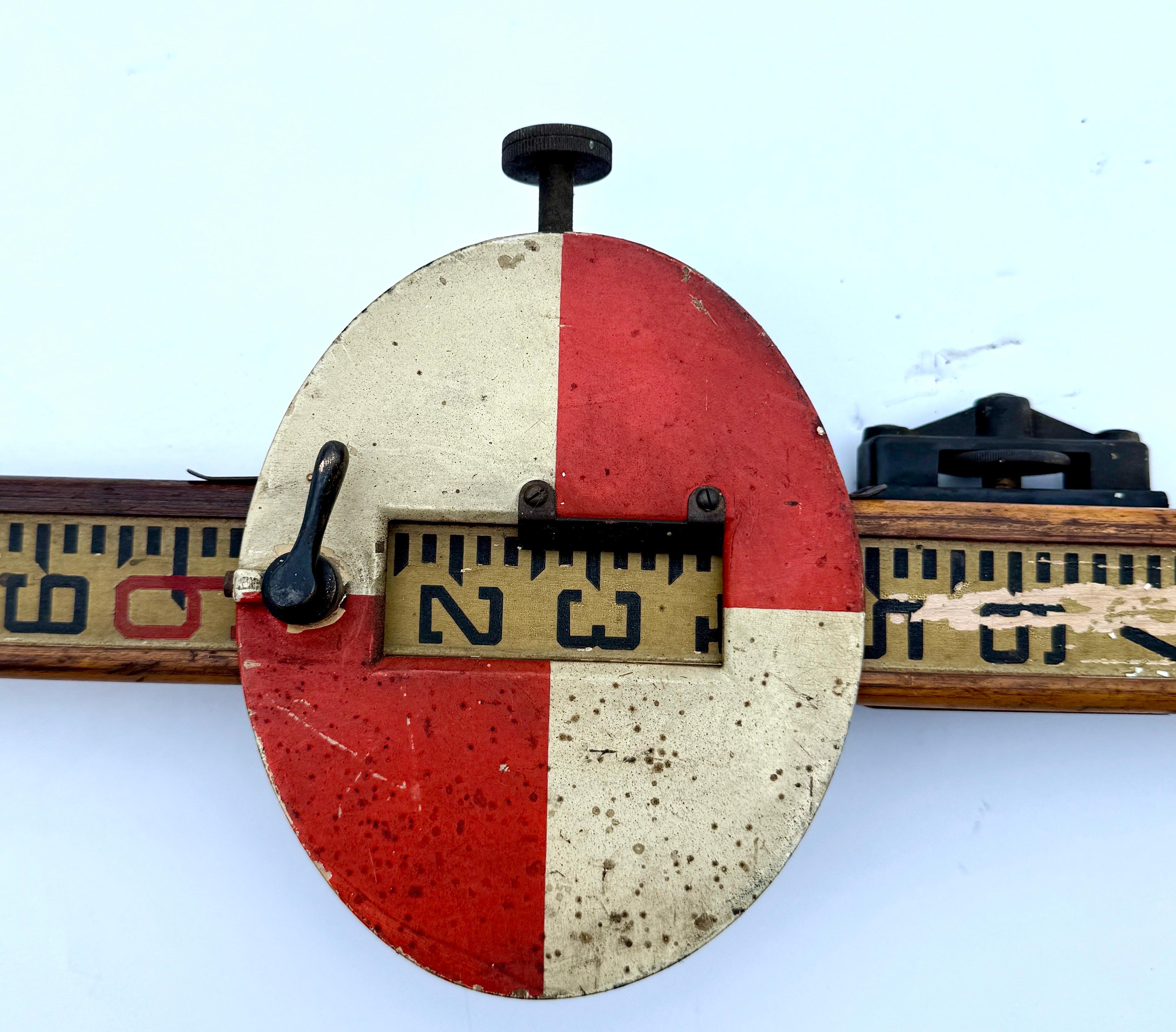 Keuffel and Esser Land Leveling Surveyor's Surveying Rod For Sale 6