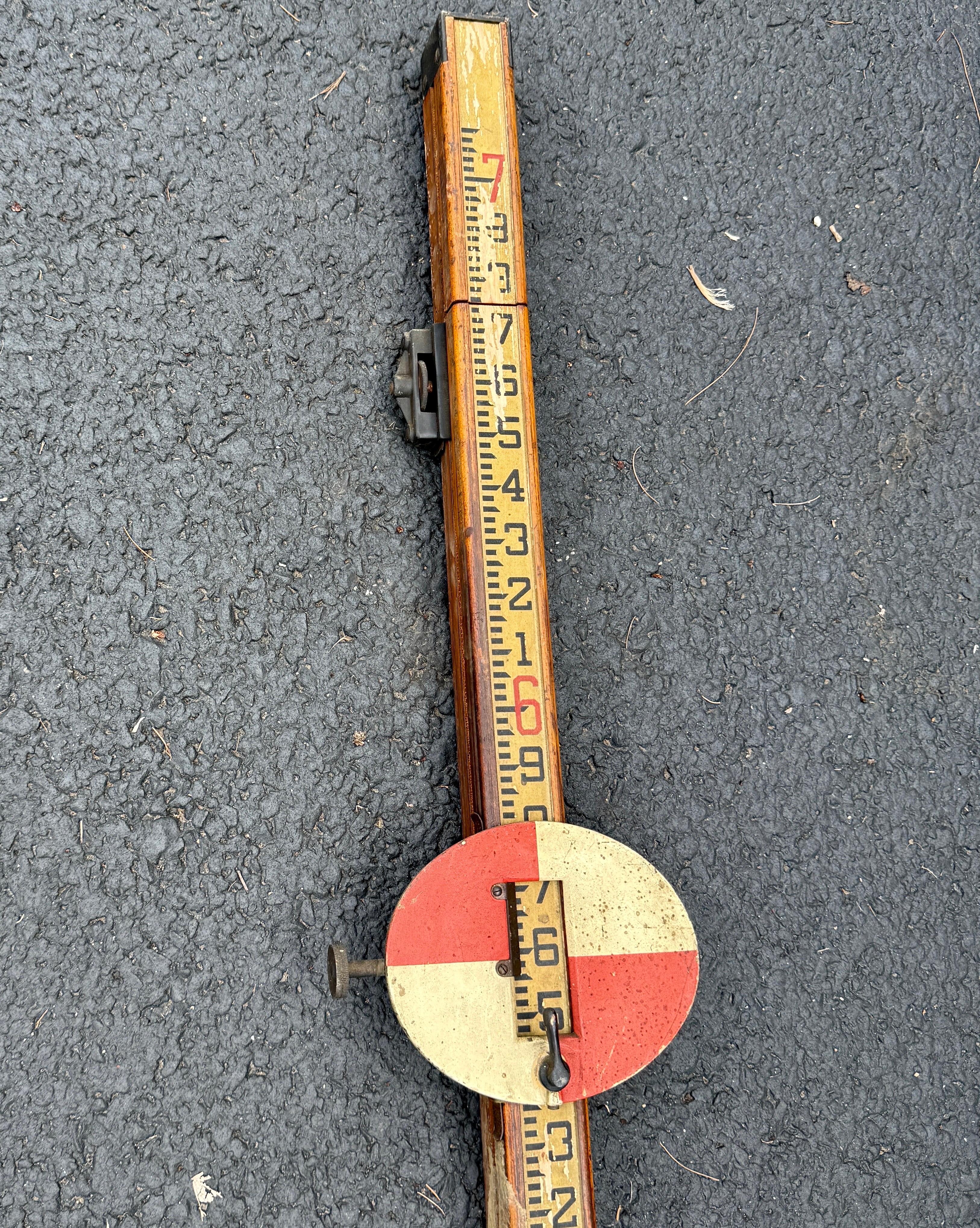 Keuffel and Esser Land Leveling Surveyor's Surveying Rod For Sale 7