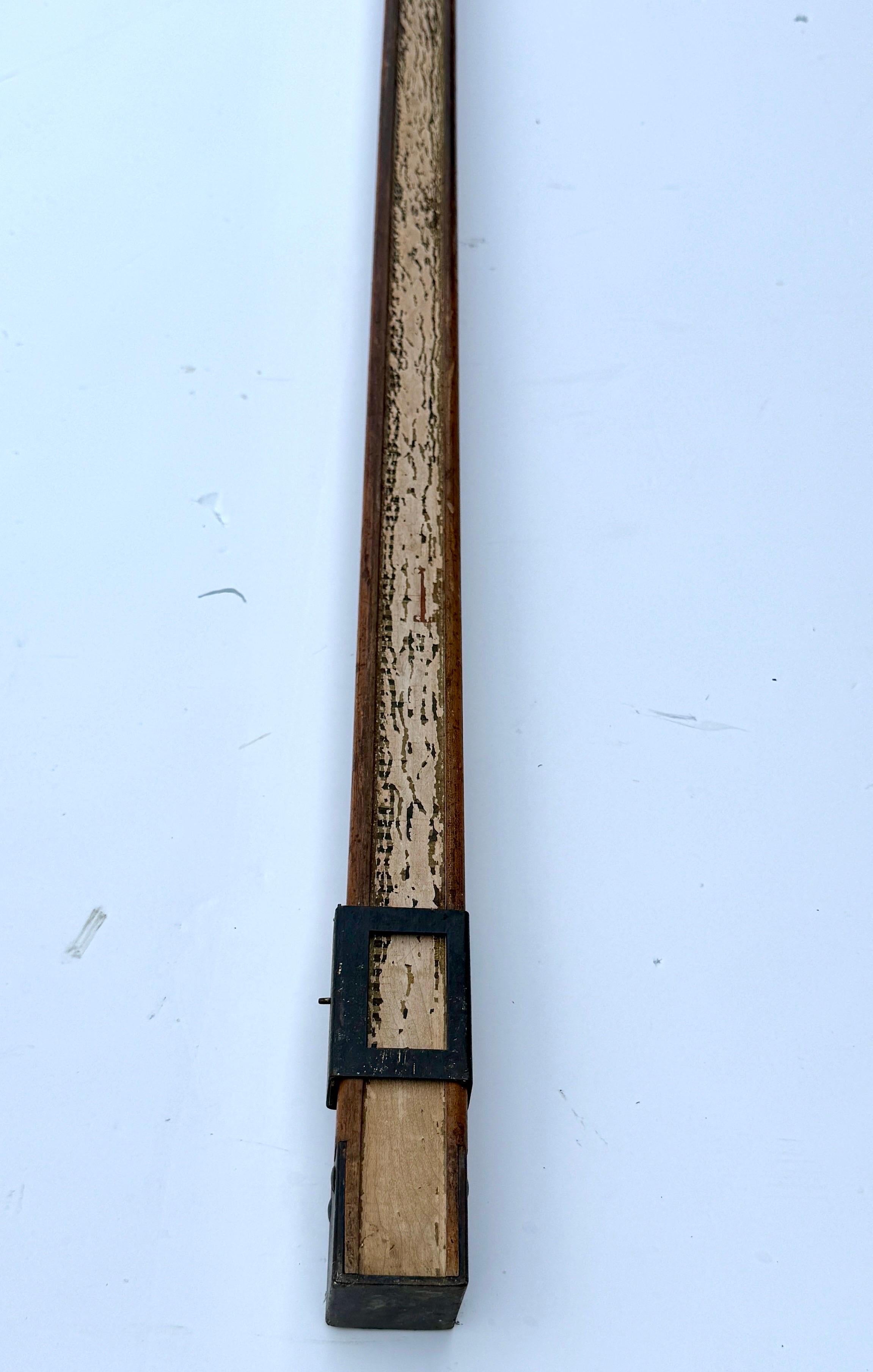 Industrial Keuffel and Esser Land Leveling Surveyor's Surveying Rod For Sale