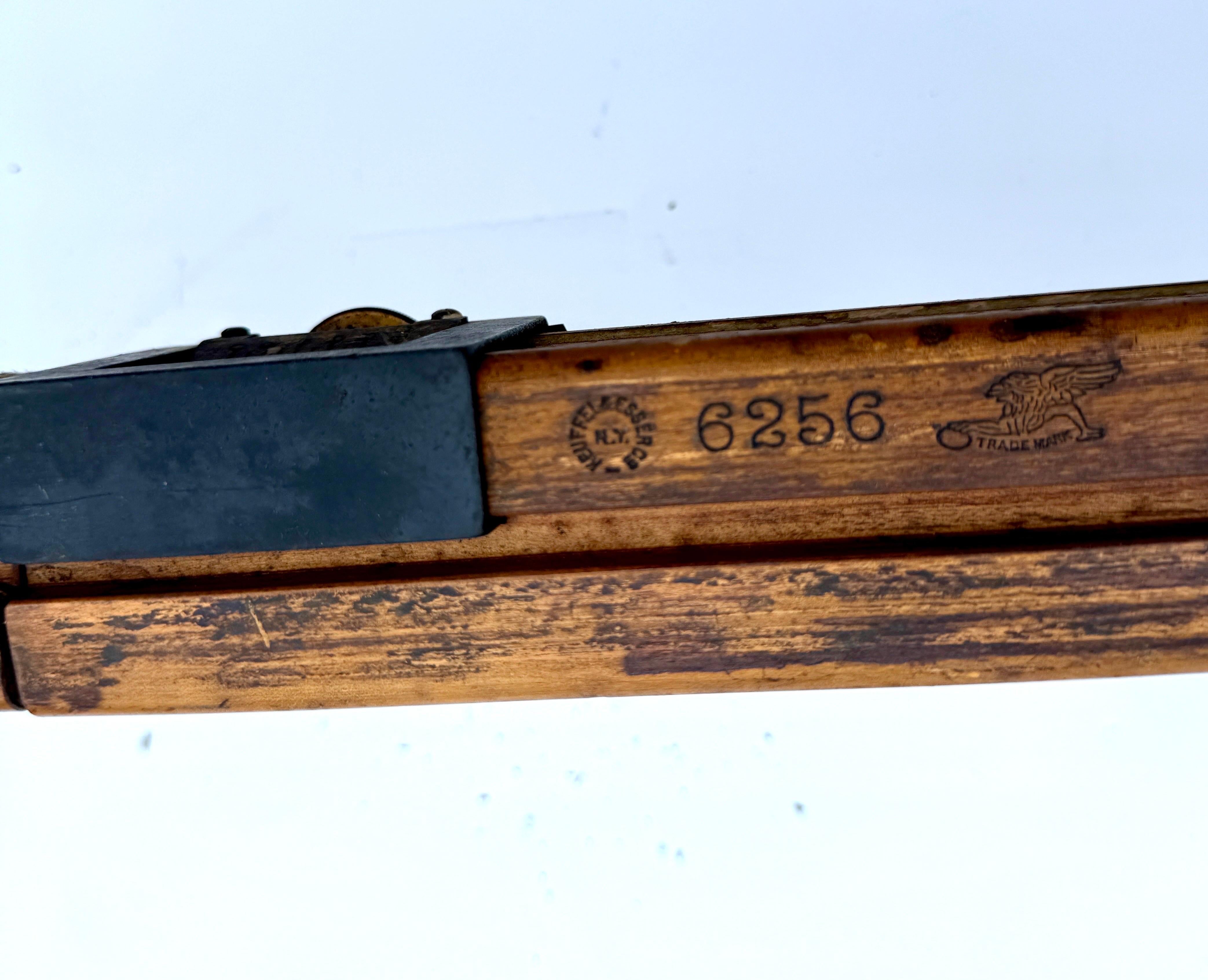 Metal Keuffel and Esser Land Leveling Surveyor's Surveying Rod For Sale