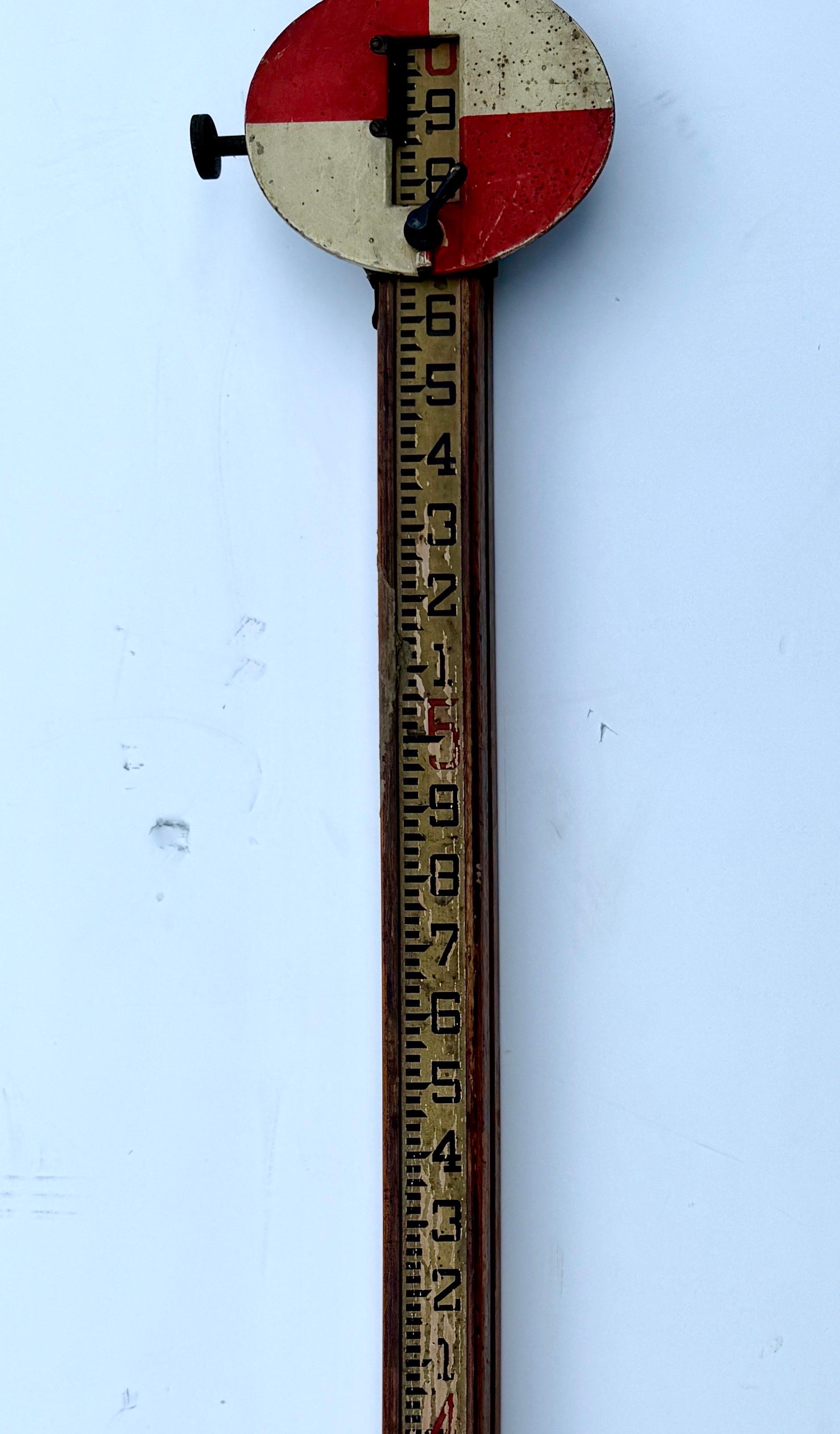 Keuffel and Esser Land Leveling Surveyor's Surveying Rod For Sale 1