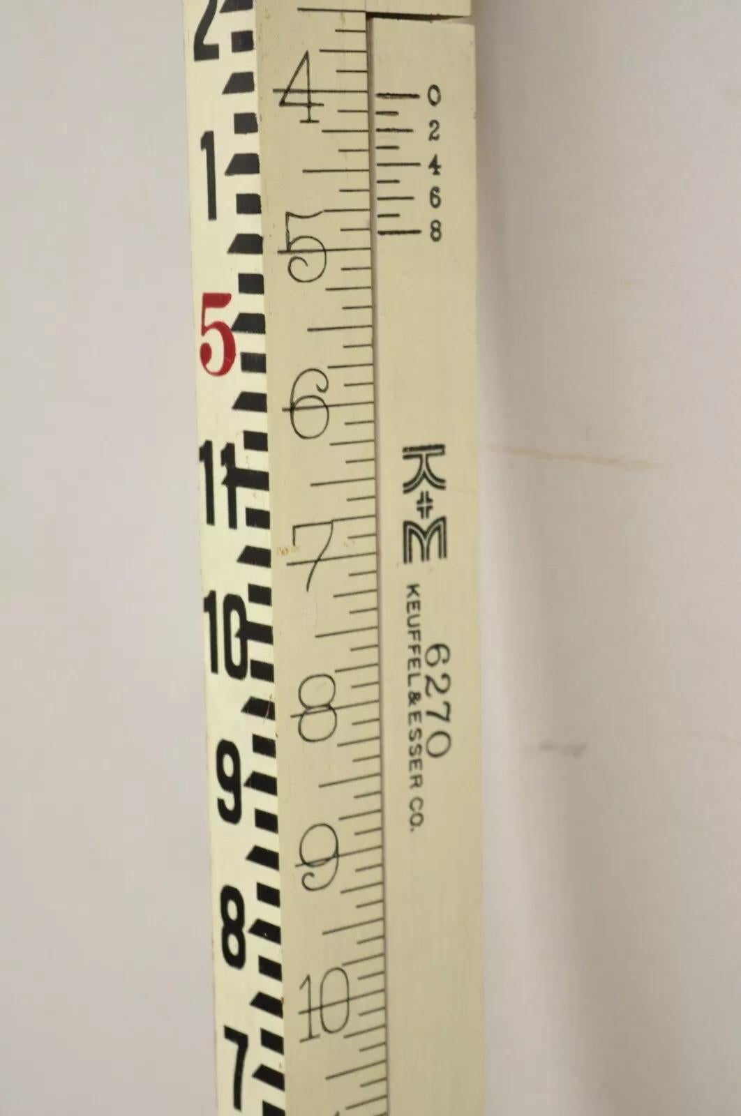 Keuffel & Esser Co Survey Transit Tripod Stand with Case Stick and Accessories (en anglais) en vente 4