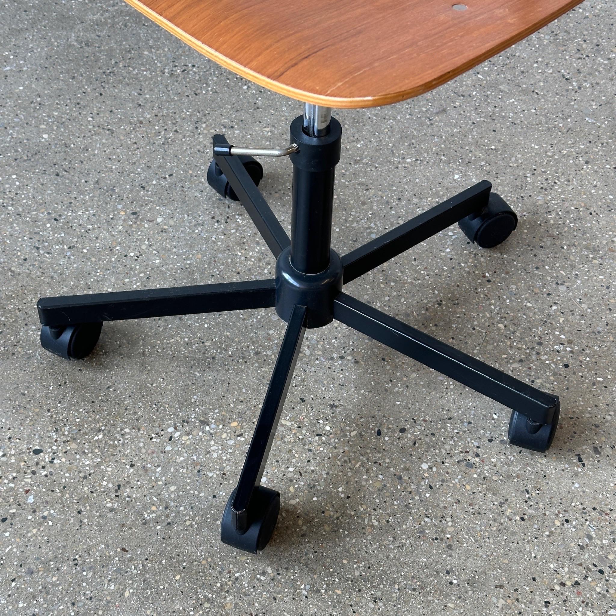 Danish Kevi Drafting Stool by Jorgen Rasmussen For Sale