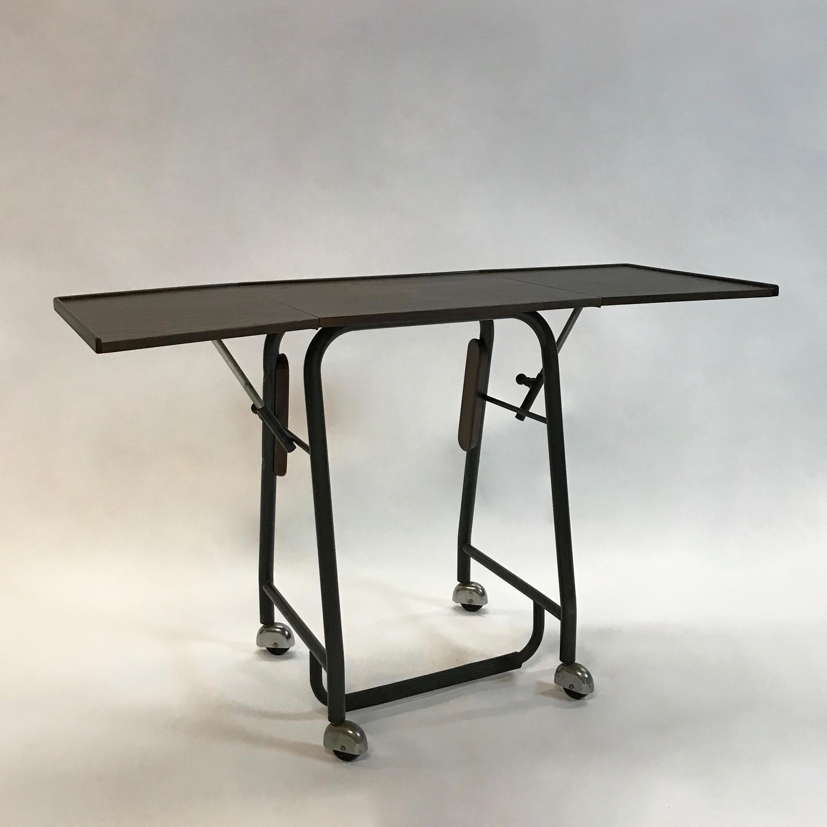 rolling folding table