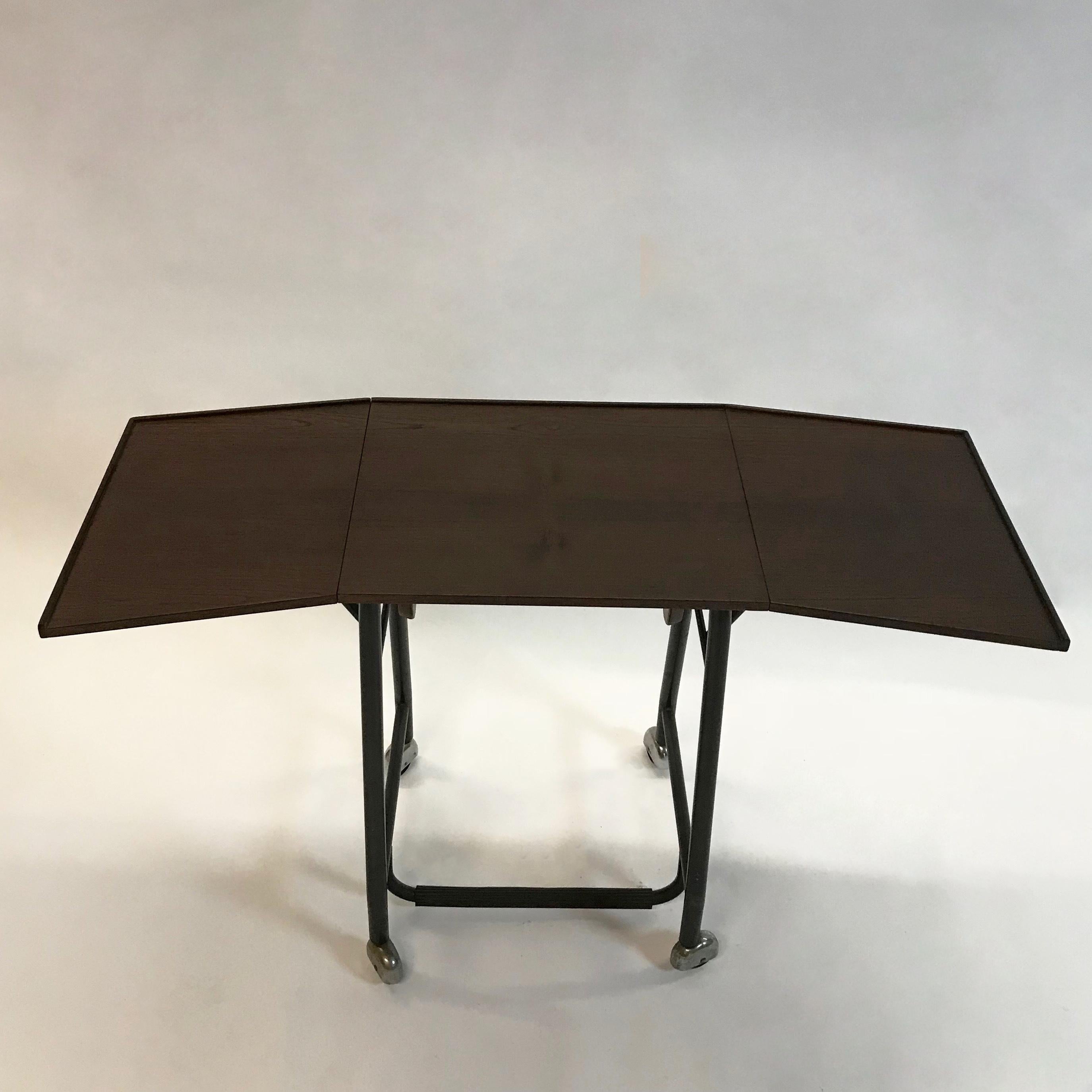 20th Century Kevi Gate-Fold Rolling Typewriter Table by Jorgen Rasmussen for Knoll