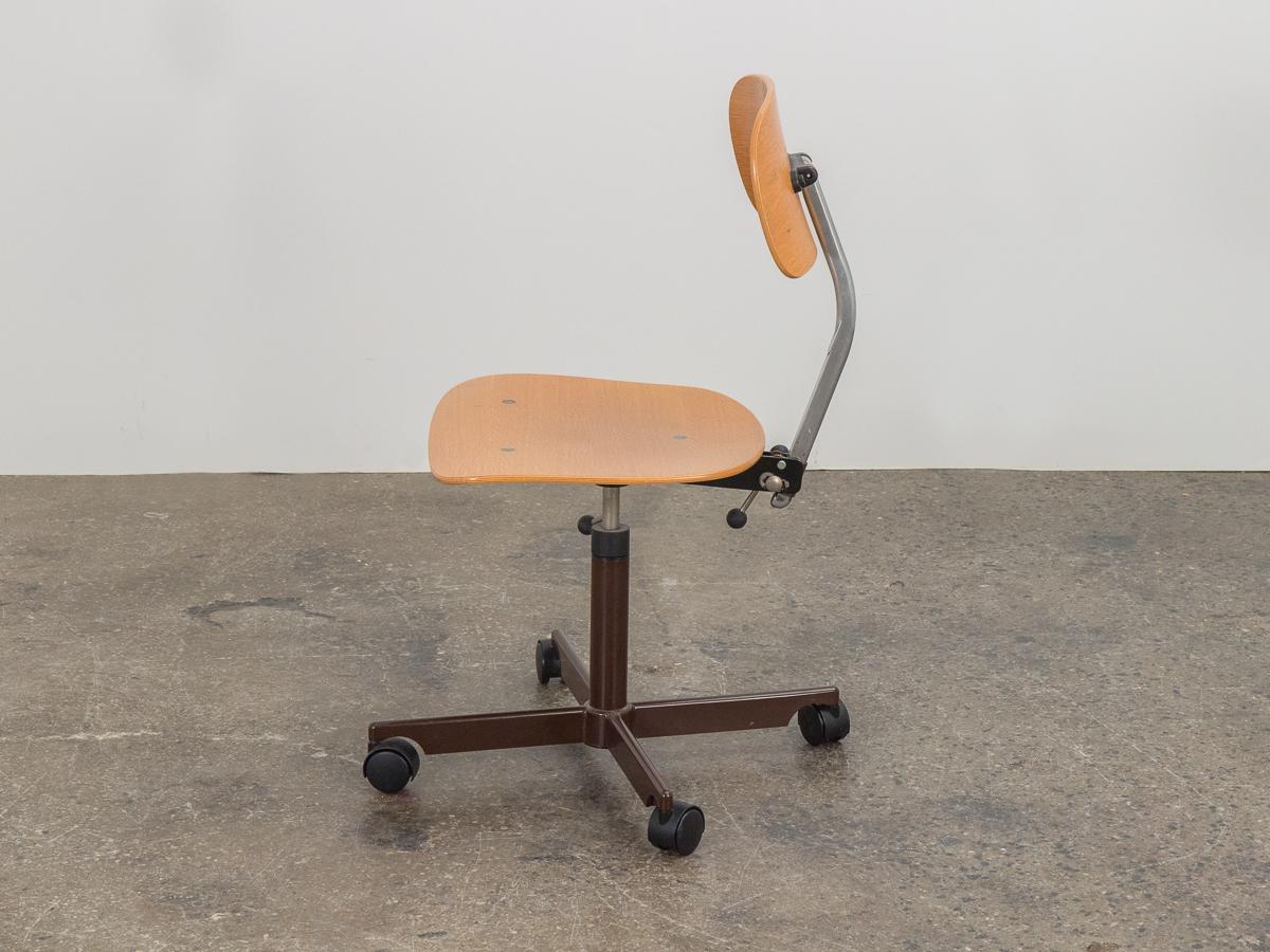 Mid-Century Modern Kevi Swivel Desk Chair